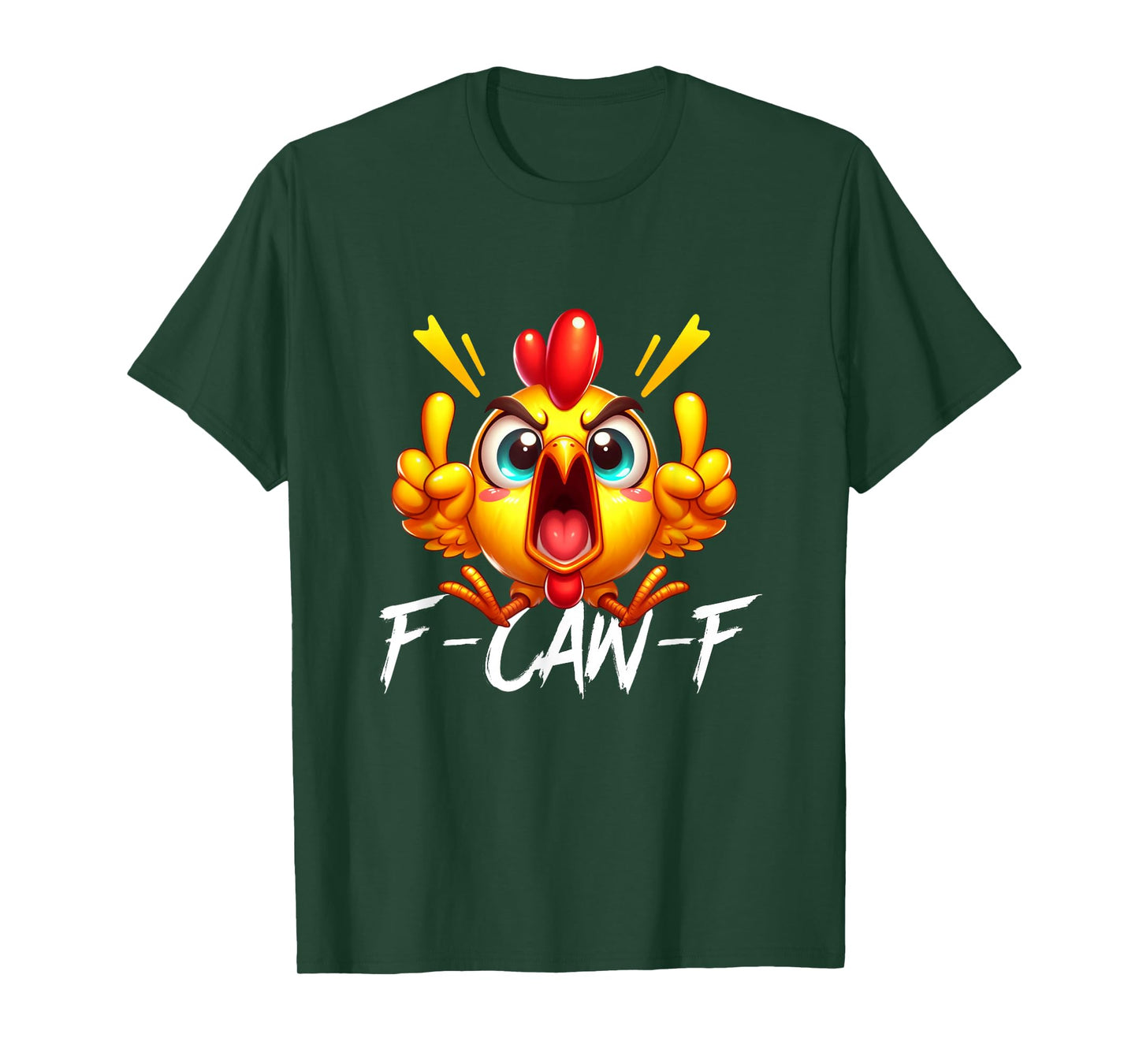 F-Caw-F Angry Chicken T-Shirt T-Shirt
