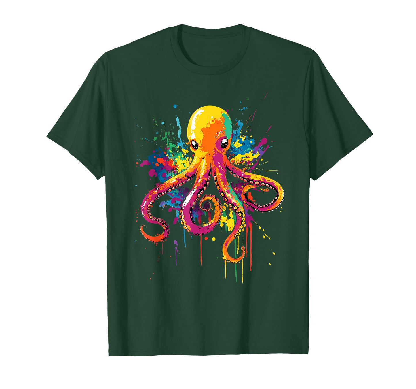 Colorful Octopus Lover T-Shirt