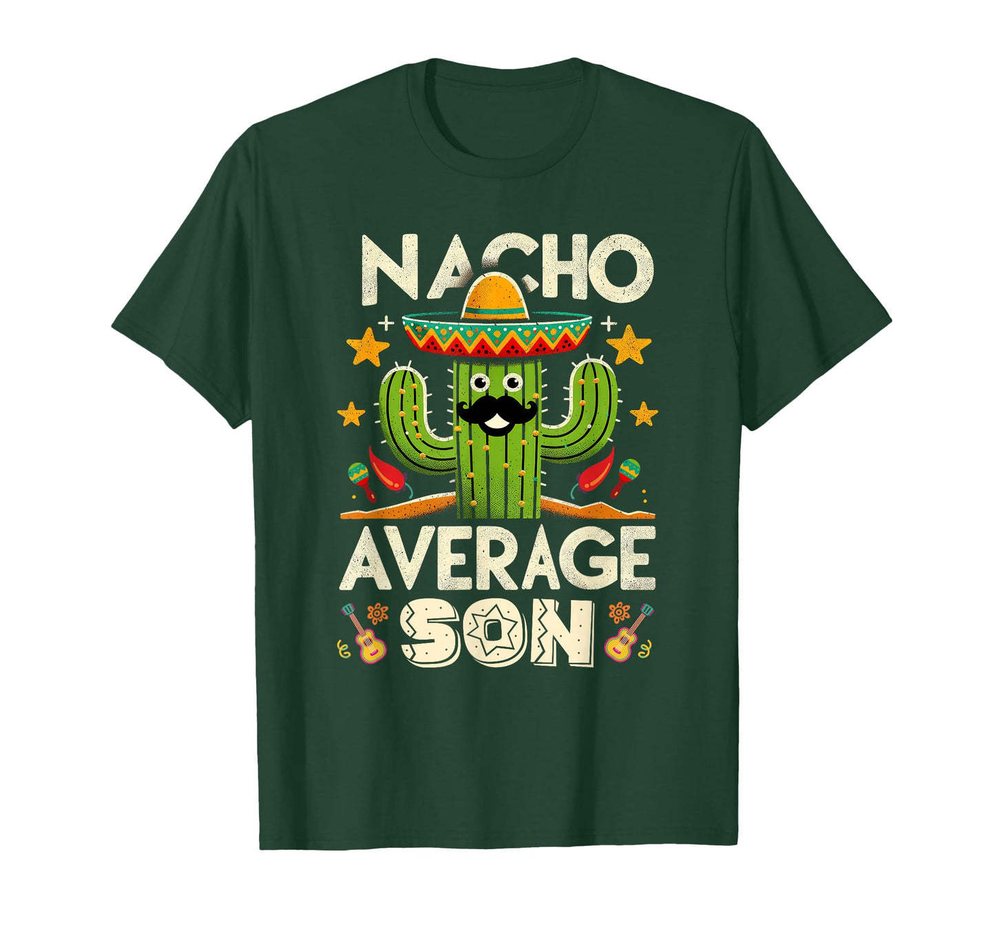 Cinco De Mayo Family Matching Shirts Nacho Average Son T-Shirt