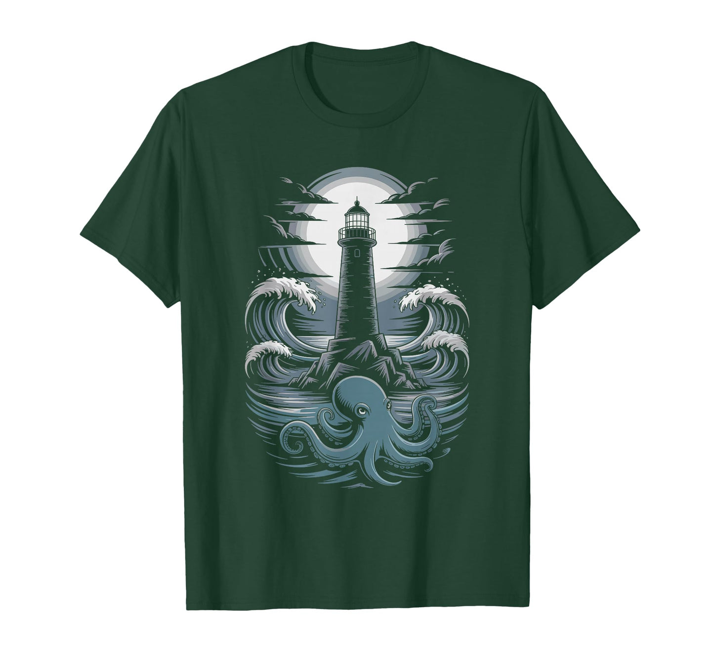 Ocean Academia Coastal Scholar Marine Science Nerd Vintage T-Shirt