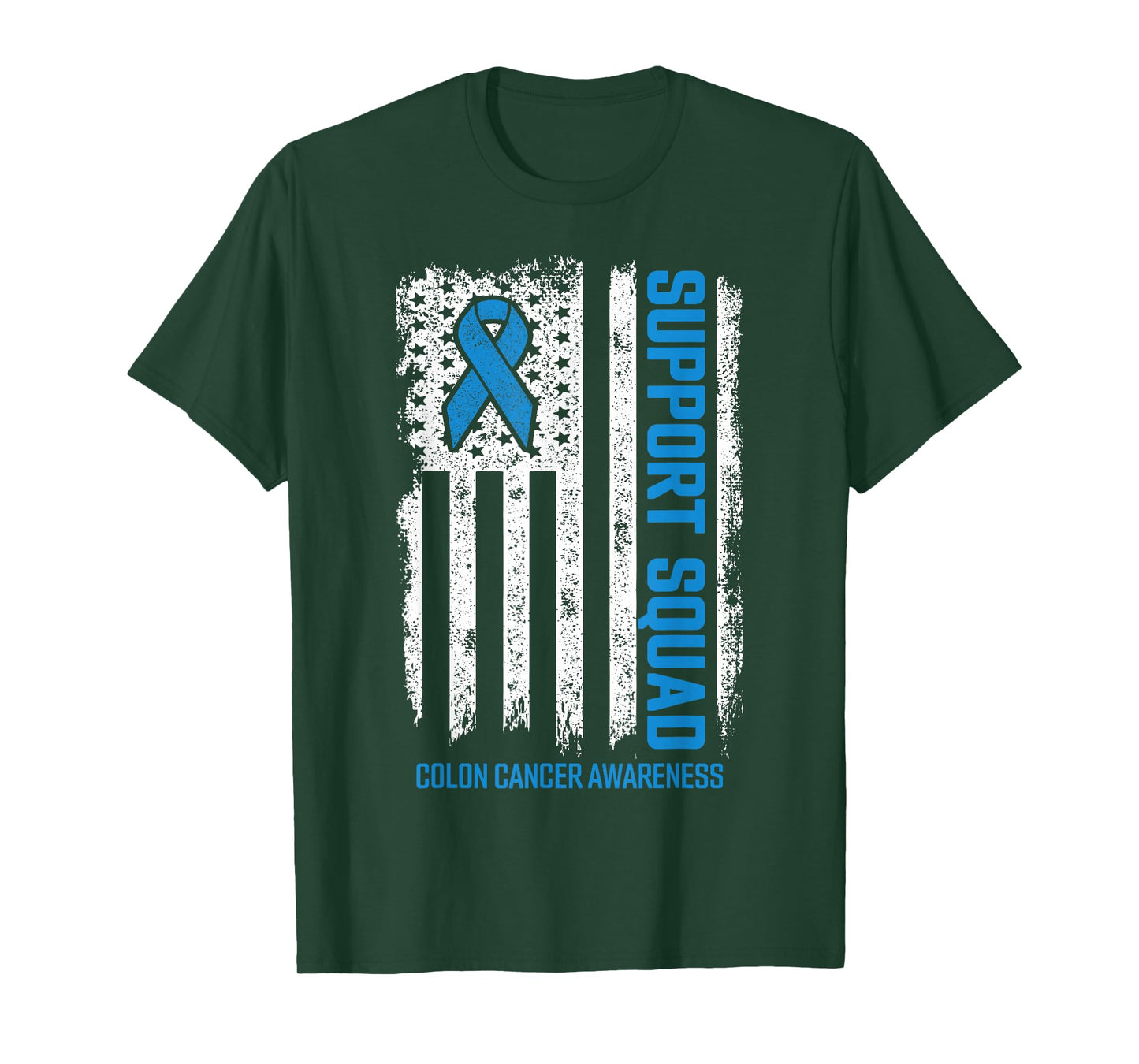 Colon Cancer Shirts Support Squad Colon Cancer Awareness T-Shirt