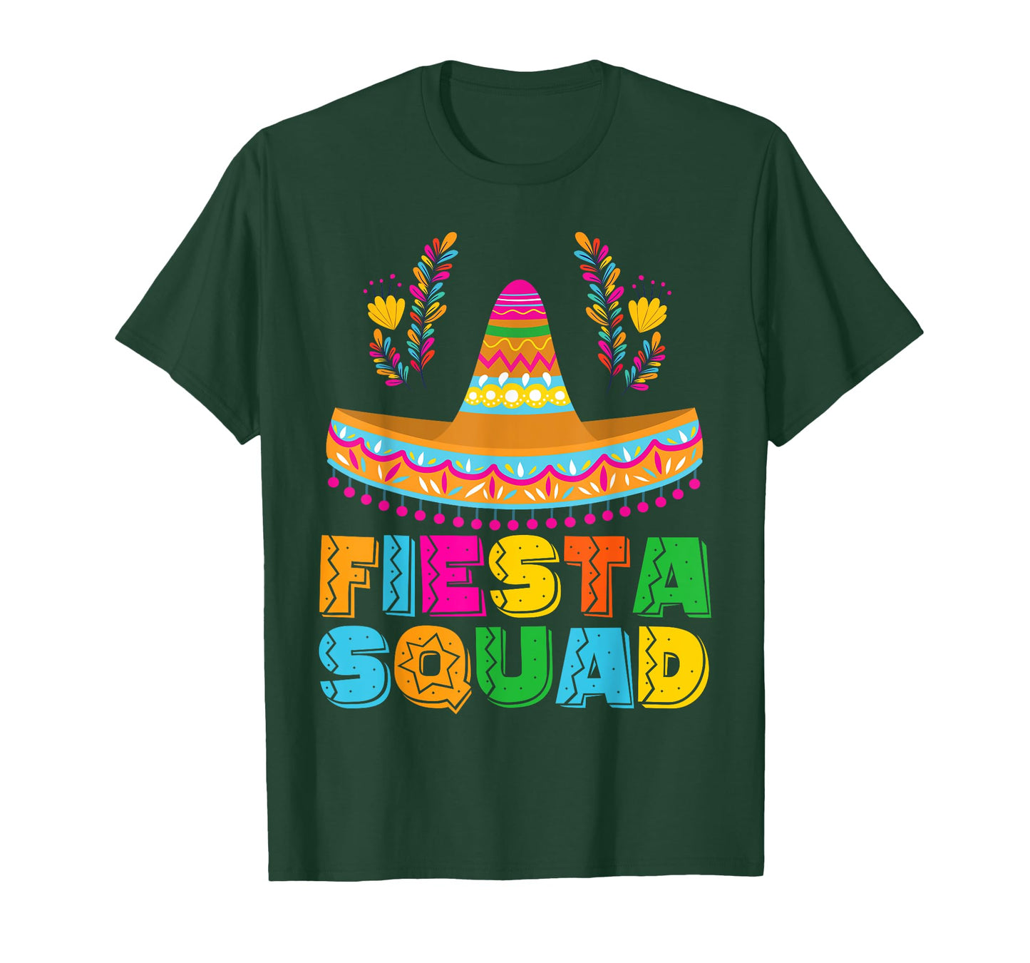 Fiesta Squad Cinco De Mayo Party Women Men Boys Girls Kids T-Shirt