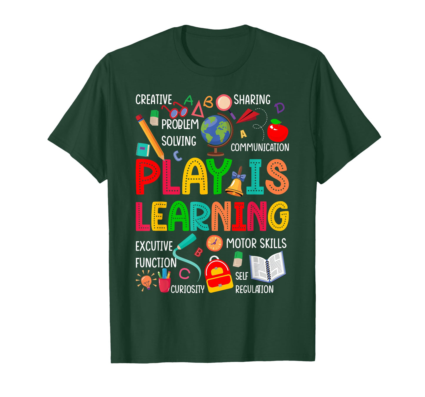 Play Is Learning Kindergarten Preschool Teacher Life School T-Shirt