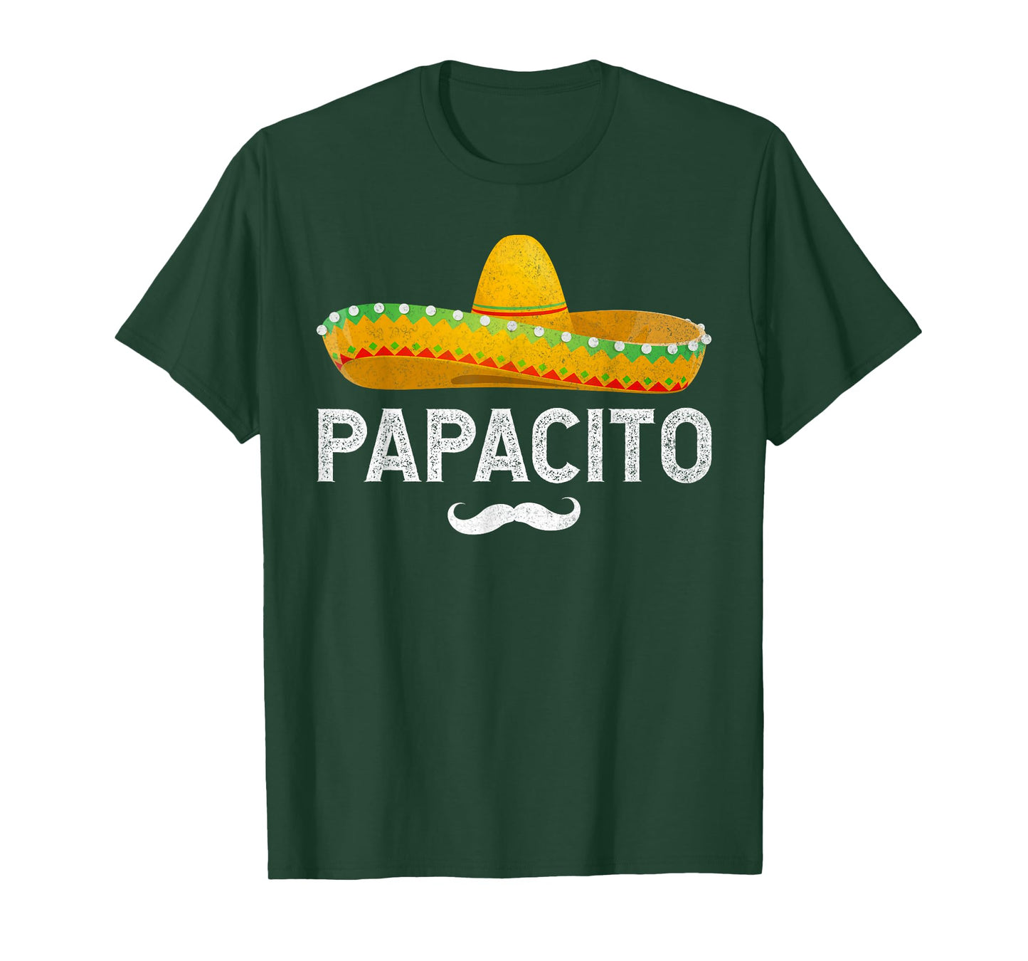 Papacito Funny Mexican Daddy Cinco de Mayo Father T-Shirt