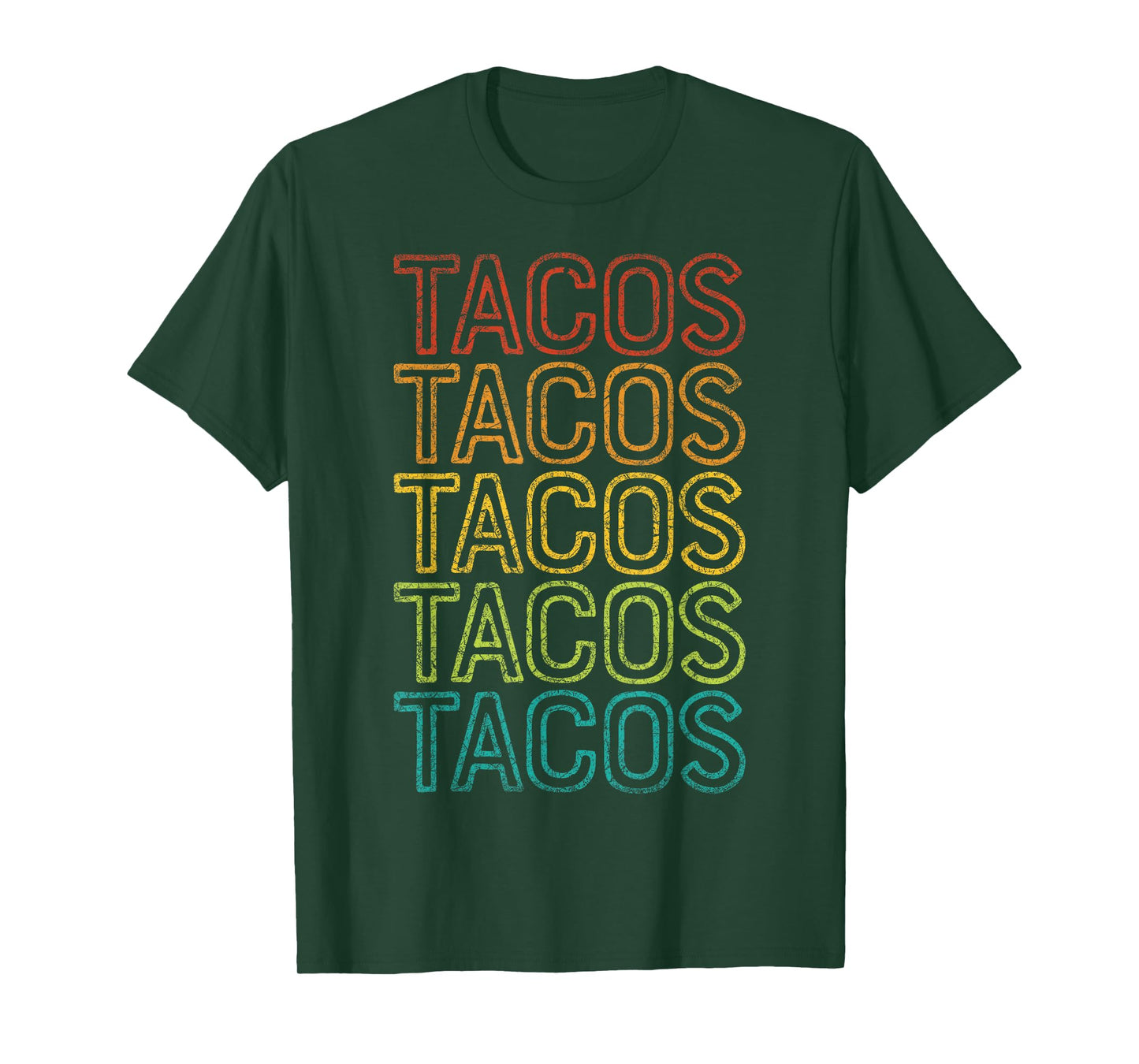 Retro Cinco de Mayo Tacos Taco Tuesday Vintage Mexican Food T-Shirt