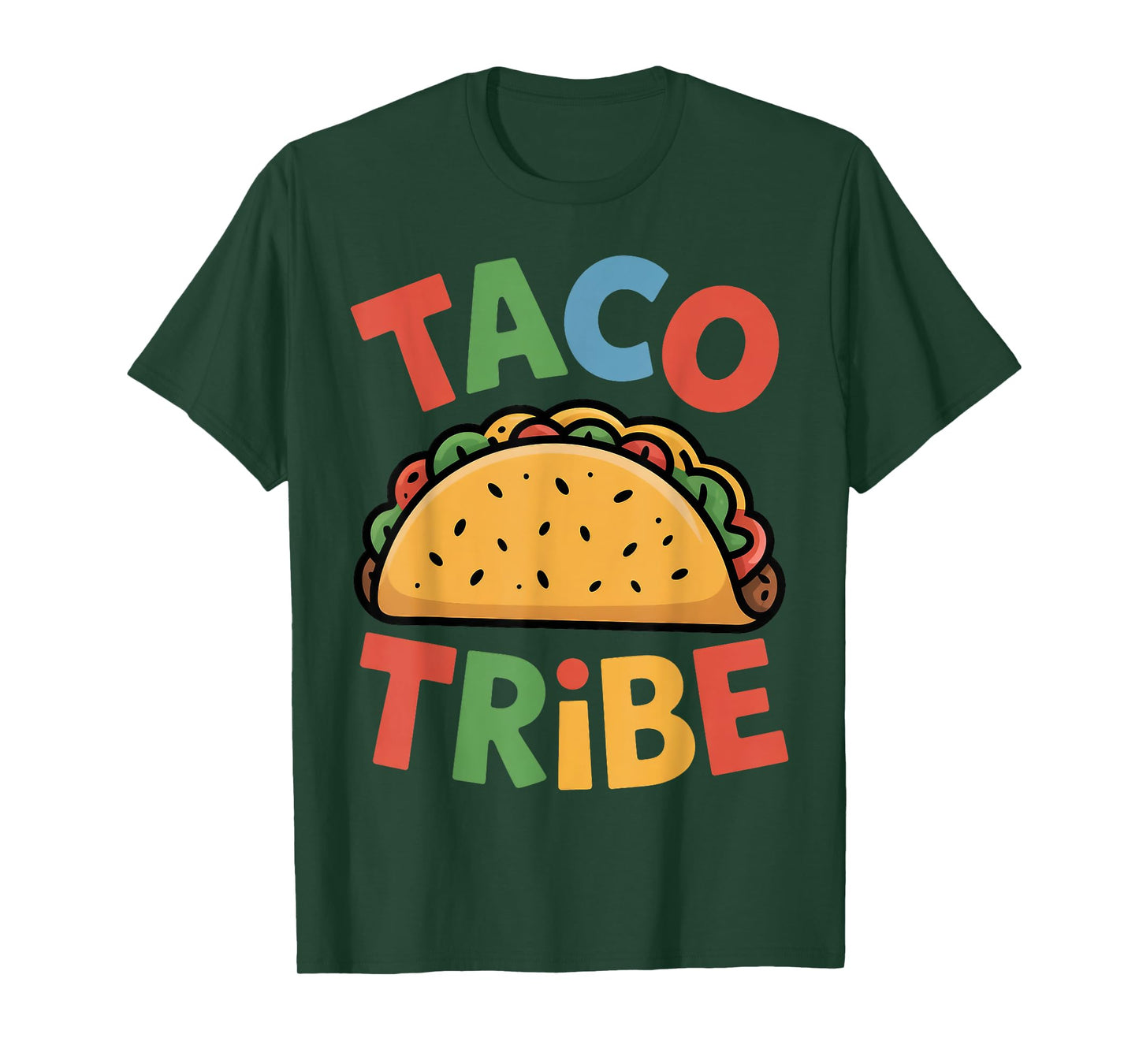 Taco Tribe Playful Cartoon Tacos T-Shirt