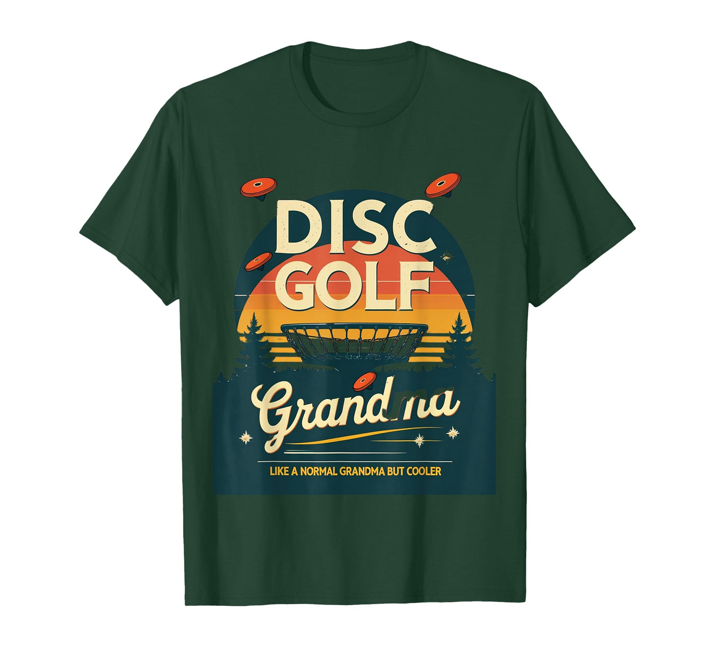 Disc Golf Grandma Midnight Drive T-Shirt