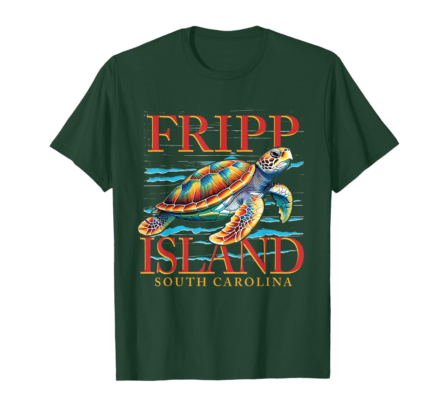 Fripp Island SC Sea Turtle Lover Beach Vacation Gifts T-Shirt