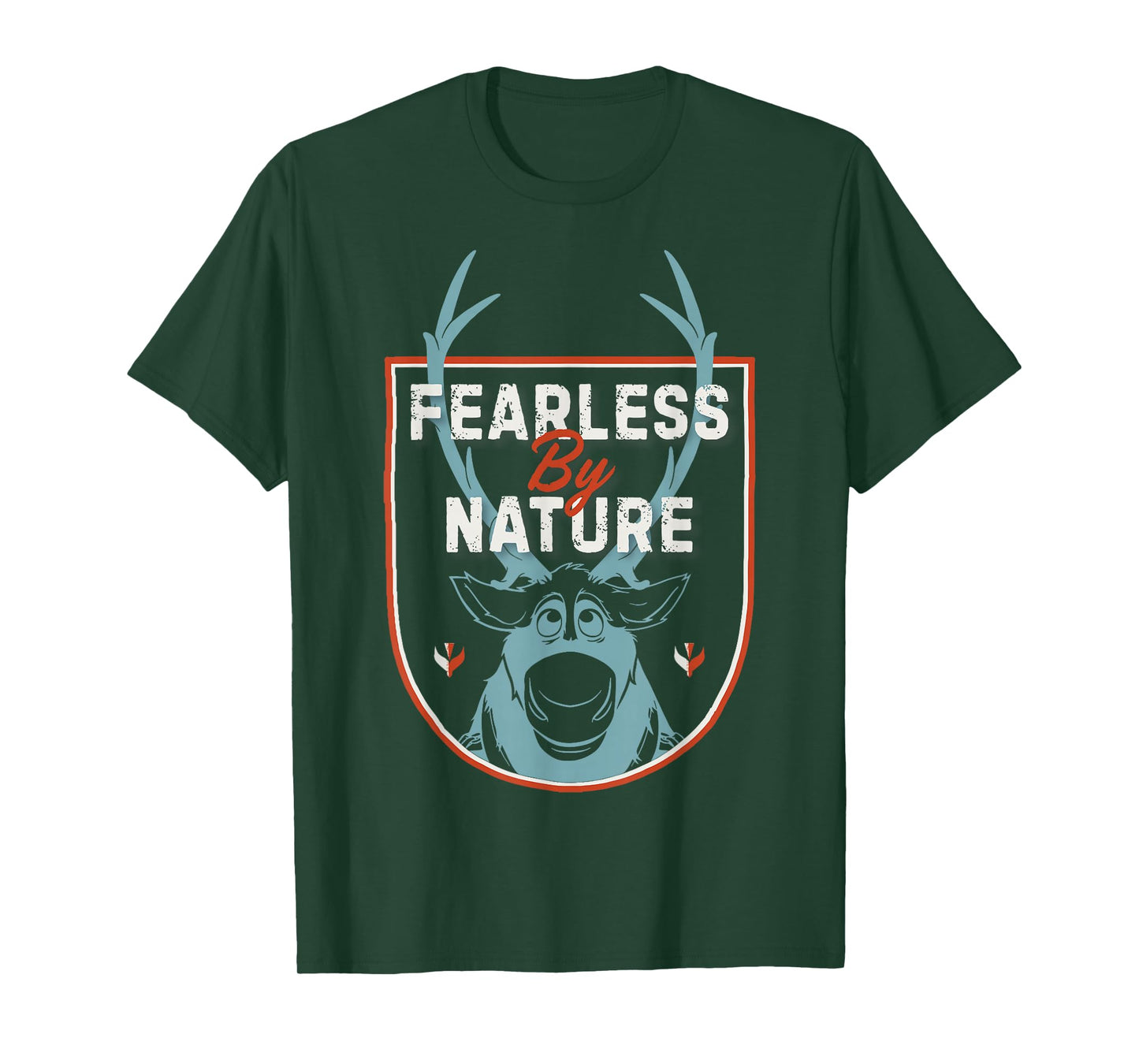 Disney Frozen 2 Sven Fearless By Nature Crest T-Shirt