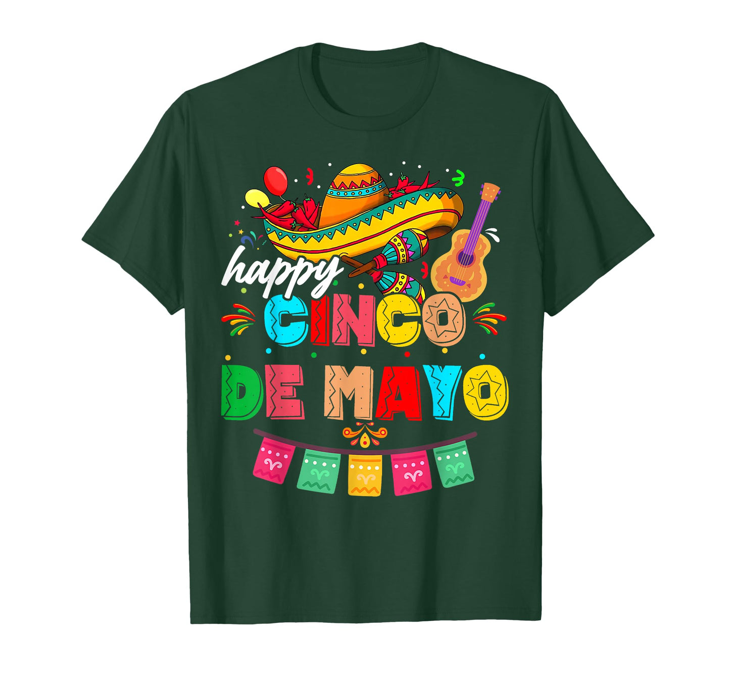 Happy 5 De Mayo Lets Fiesta Viva Mexico Cinco De Mayo Man T-Shirt