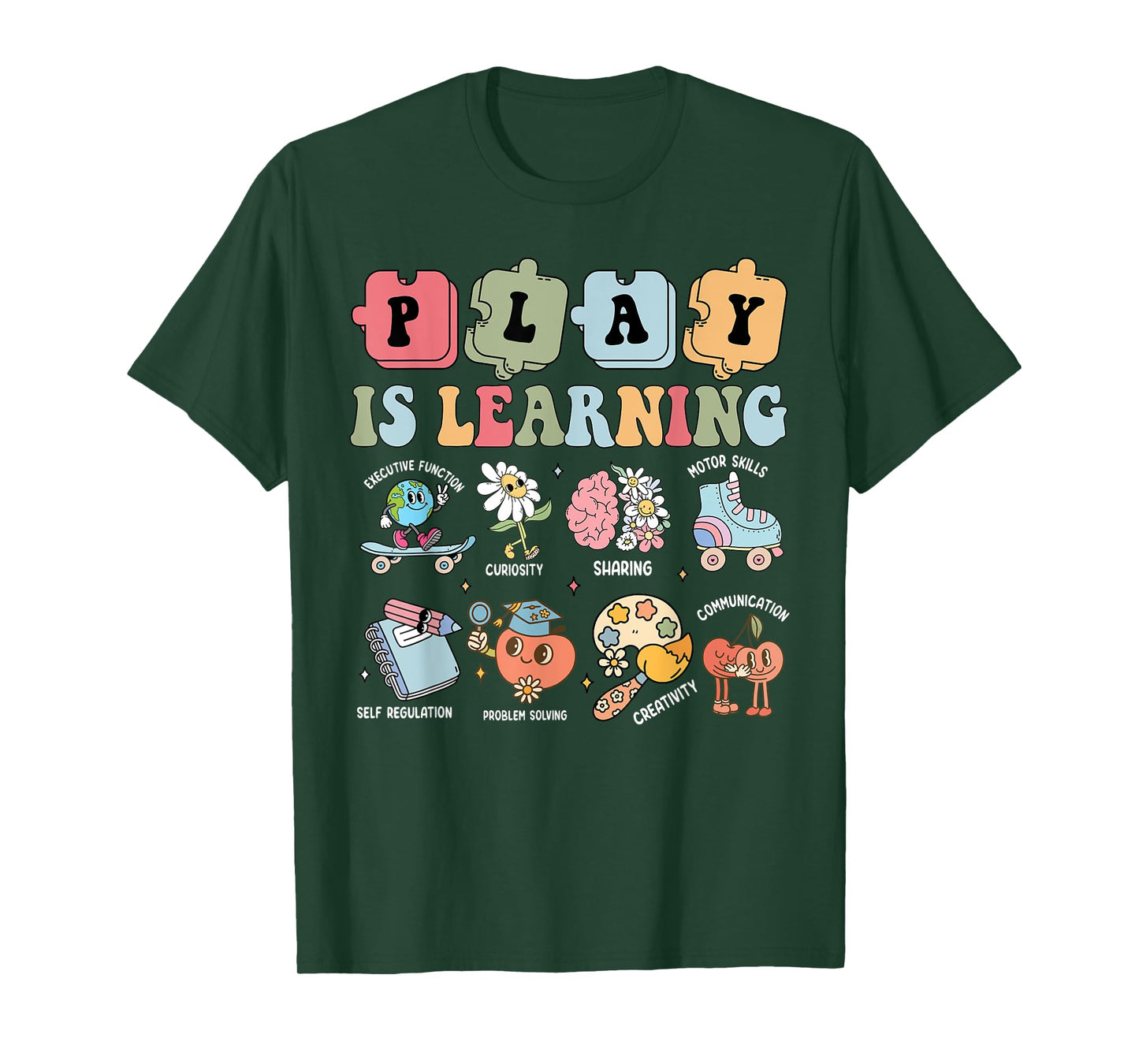 Play Is Learning Teacher First Day Of School Back To School T-Shirt