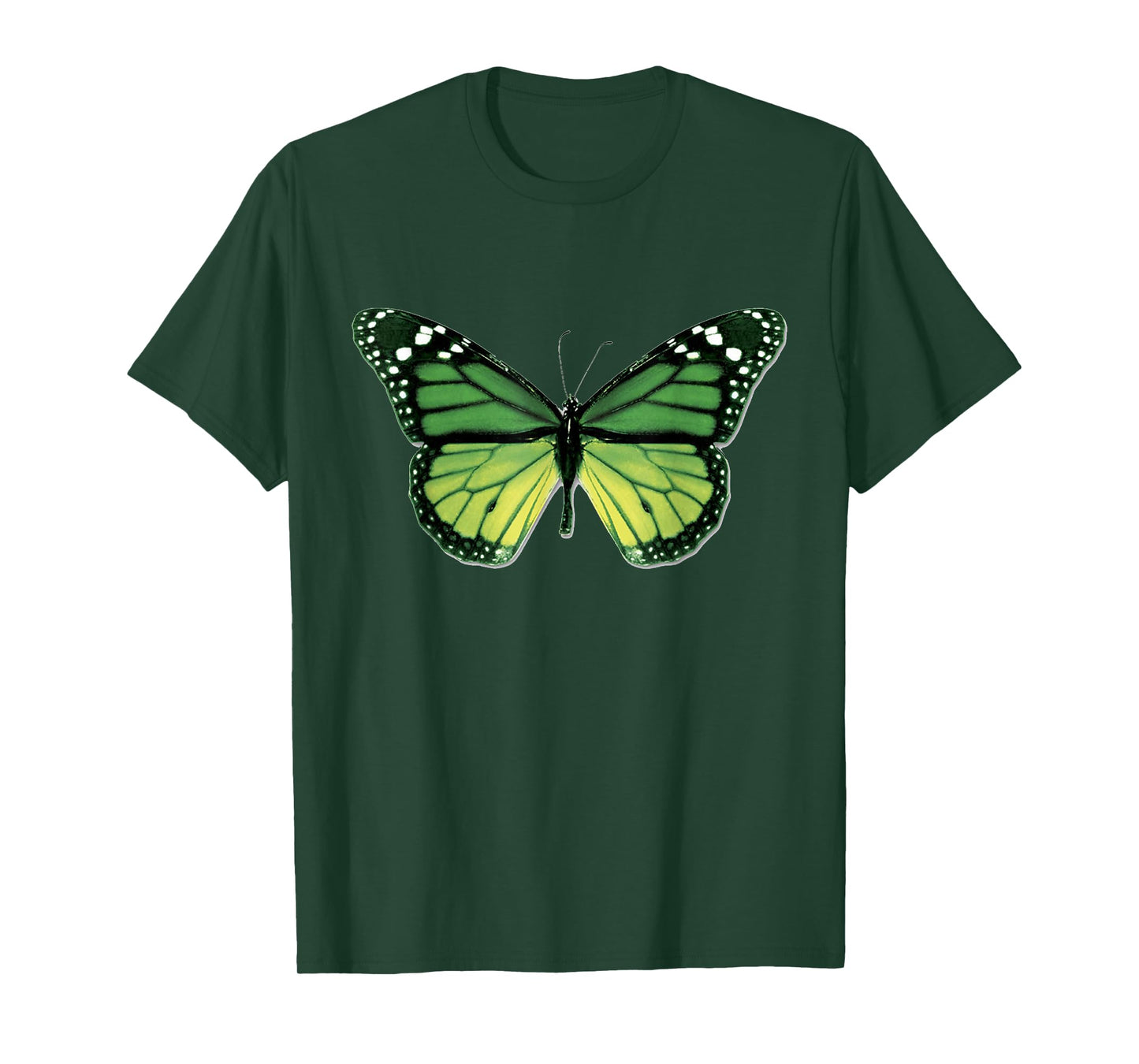 Awesome Green Butterfly T-Shirt - Mens & Womens Sizes T-Shirt