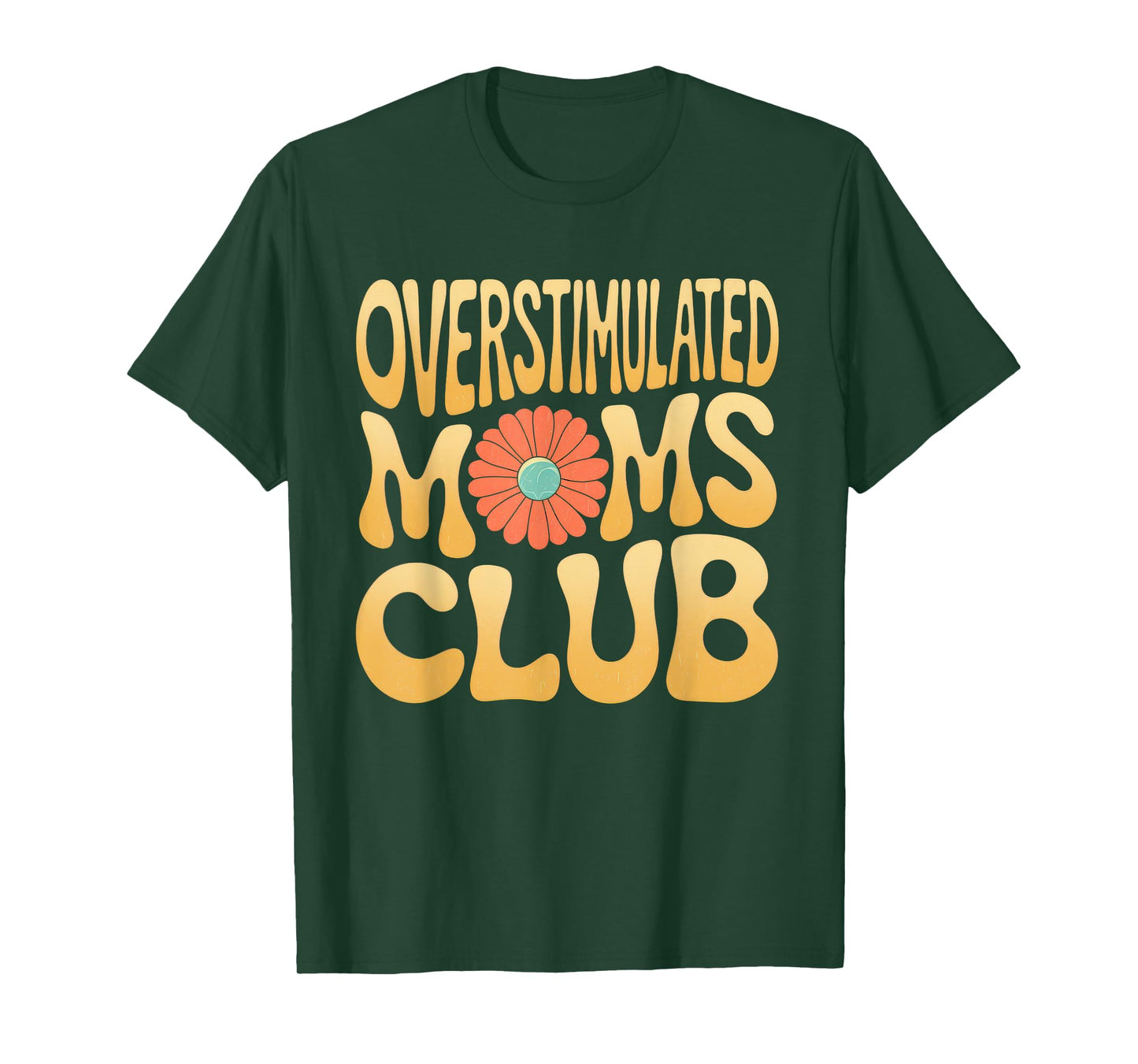 Overstimulated Moms Club Tshirt Mom Depression Mental Health T-Shirt