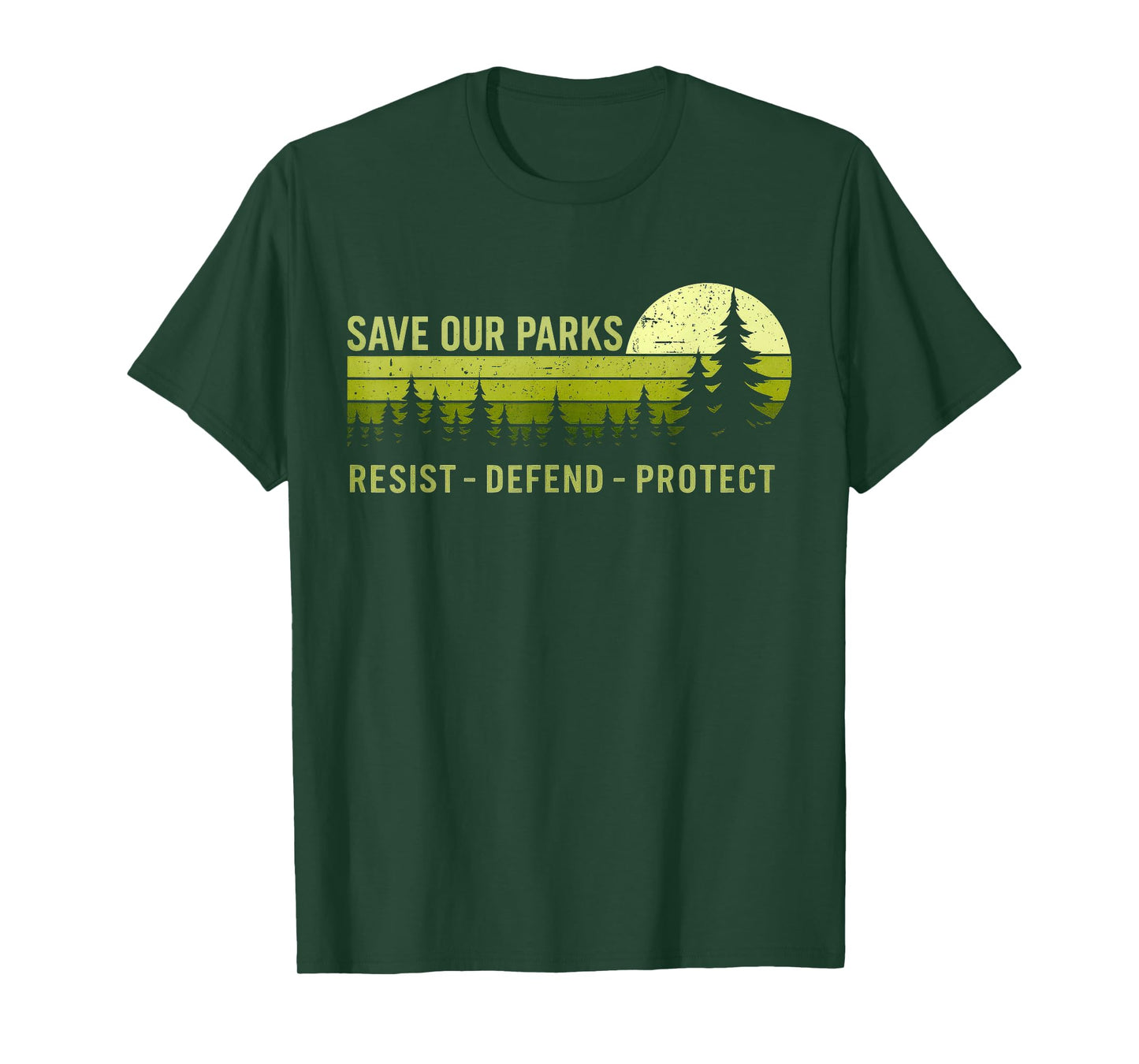 Vintage Save Our Parks Resist National Park Protect ALT US T-Shirt