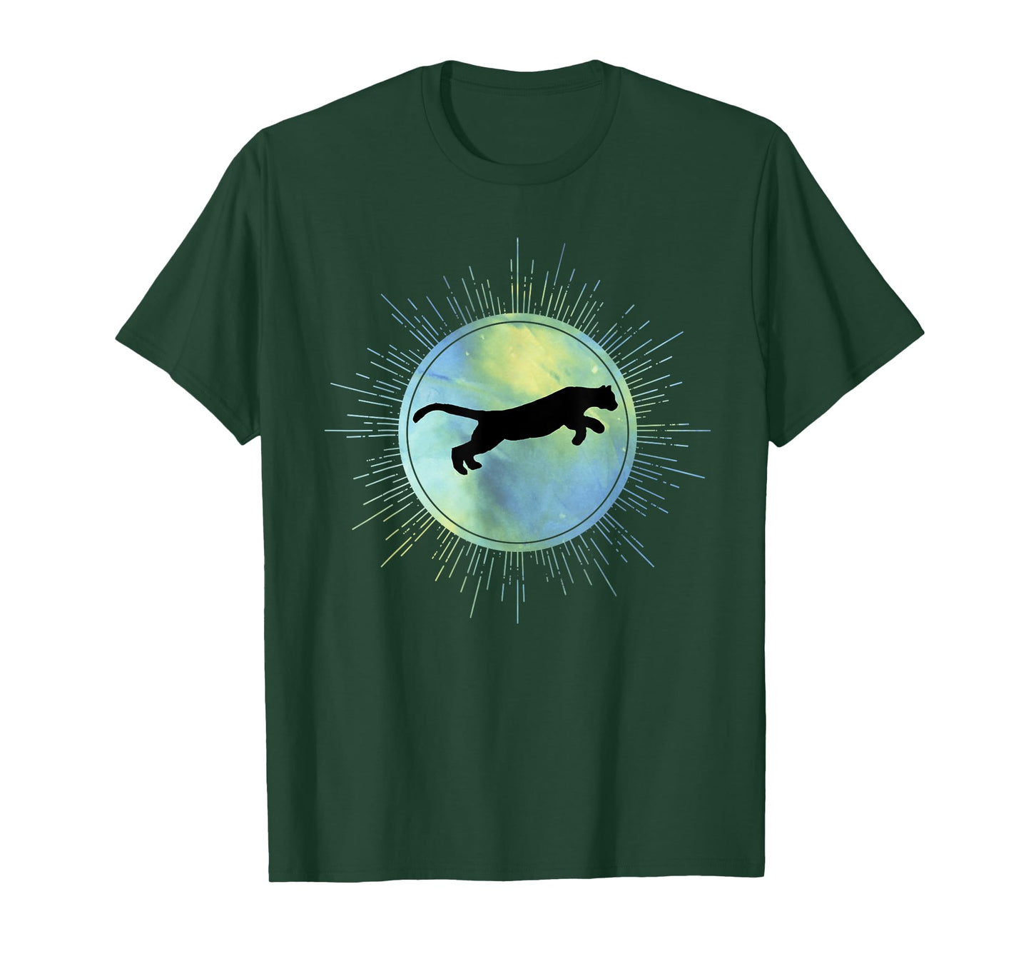 Hazy Sky Jumping Puma T-Shirt
