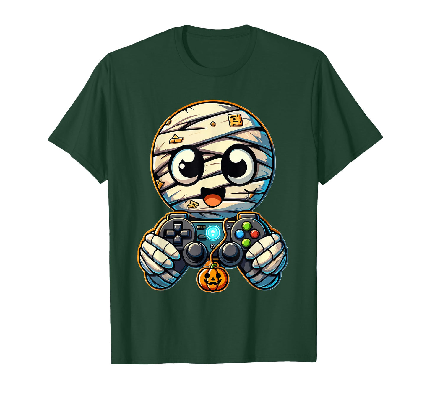 Halloween Jack O Lantern Gamer Boys Kids Men Funny Halloween T-Shirt