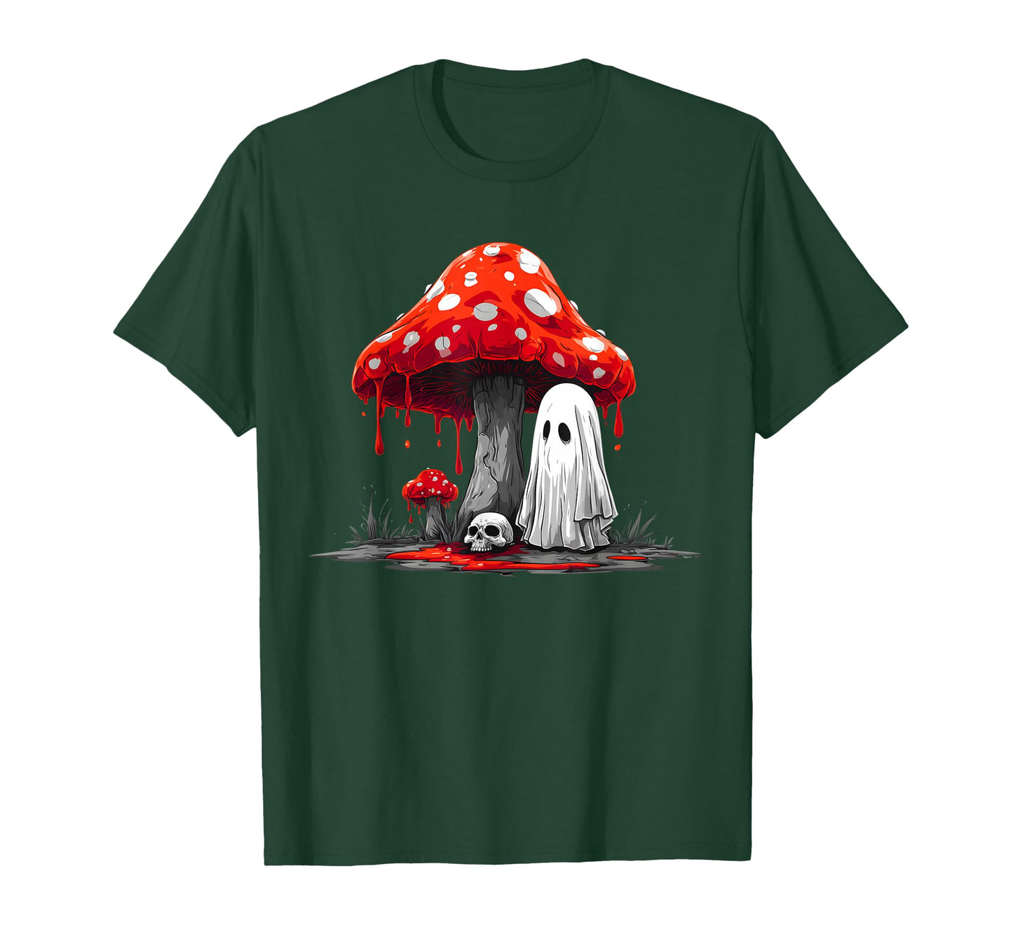Halloween Ghost Mushroom T-Shirt
