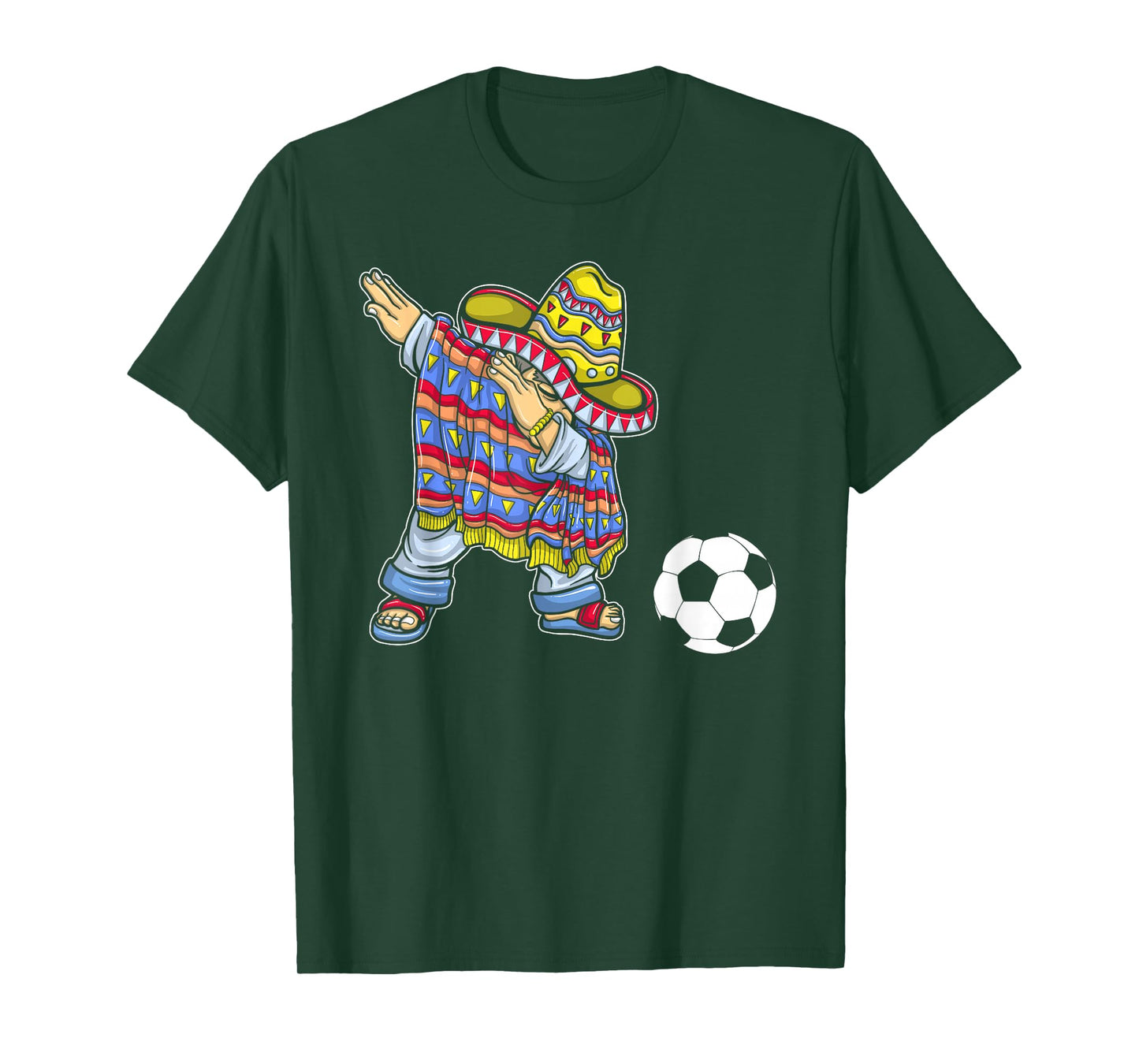 Mexico Tshirt Dab Dabbing Mexican Flag Pride Jersey T-Shirt
