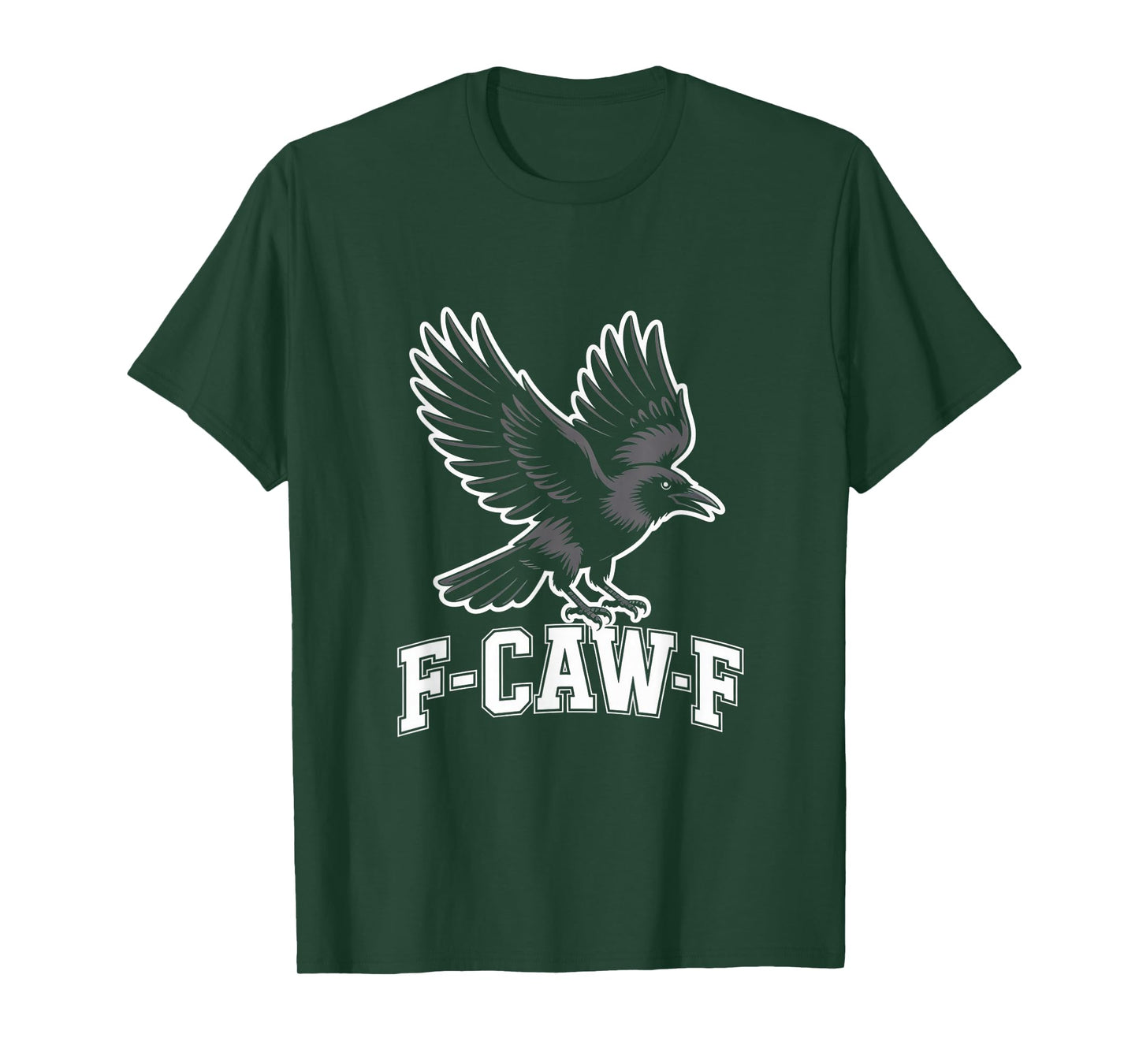 F-CAW-F Raven Caw Crow Humor Sarcastic Bird Meme T-Shirt