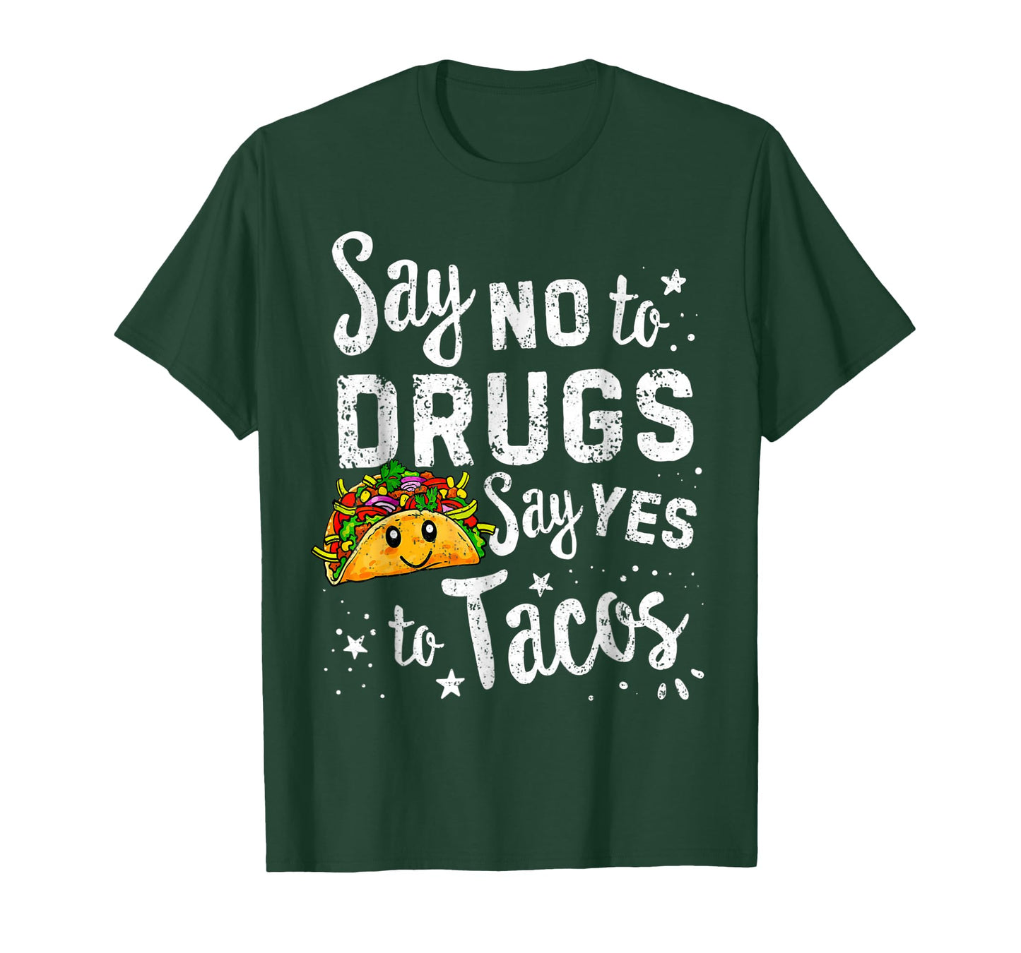 Say Yes To Tacos Say No To Red Ribbon Week Kids Boys Girls T-Shirt