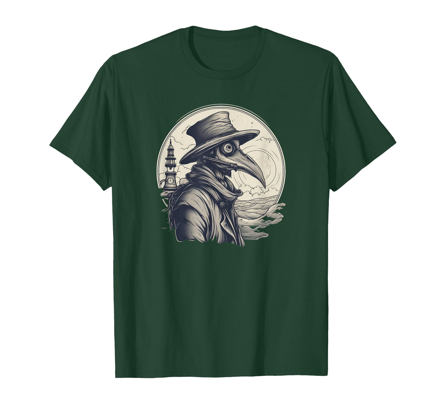 Funny Plague Doctor cool Grunge Style leeches medical T-Shirt