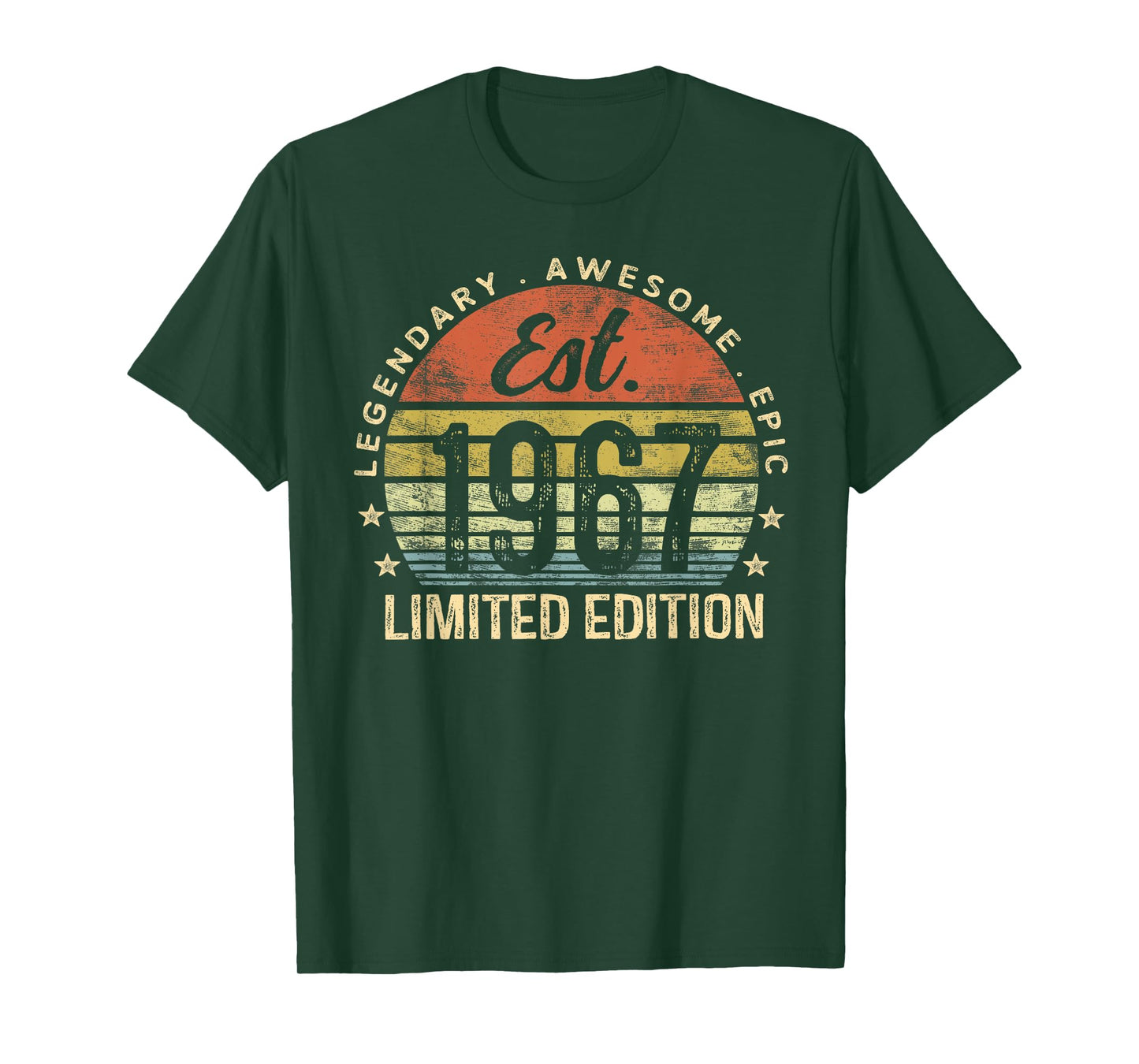 Est 1967 Limited Edition 58th Birthday Gifts 58 Year Old T-Shirt