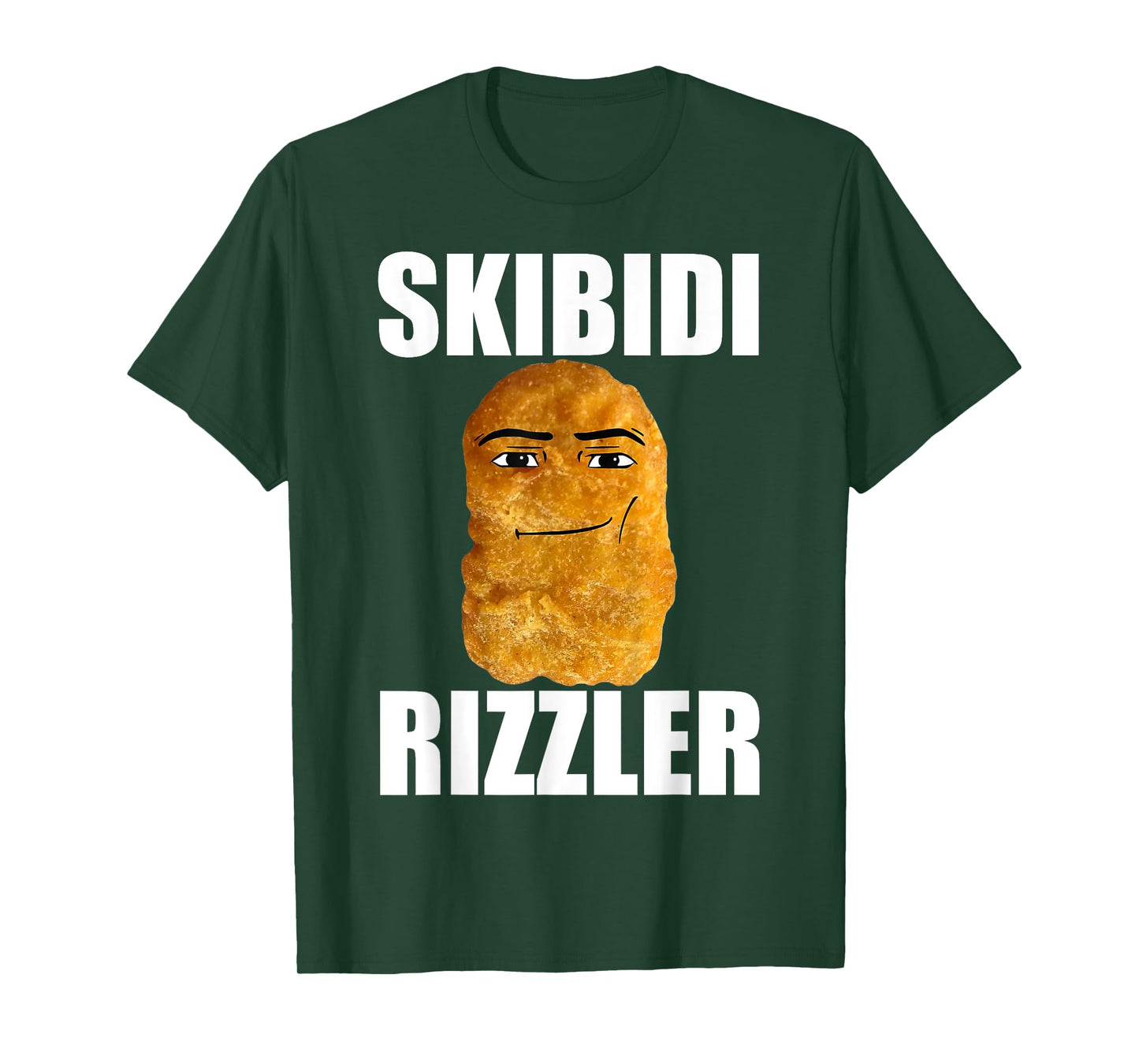 Funny Chicken Nugget Skibidi Toilet Rizzler Internet Meme T-Shirt