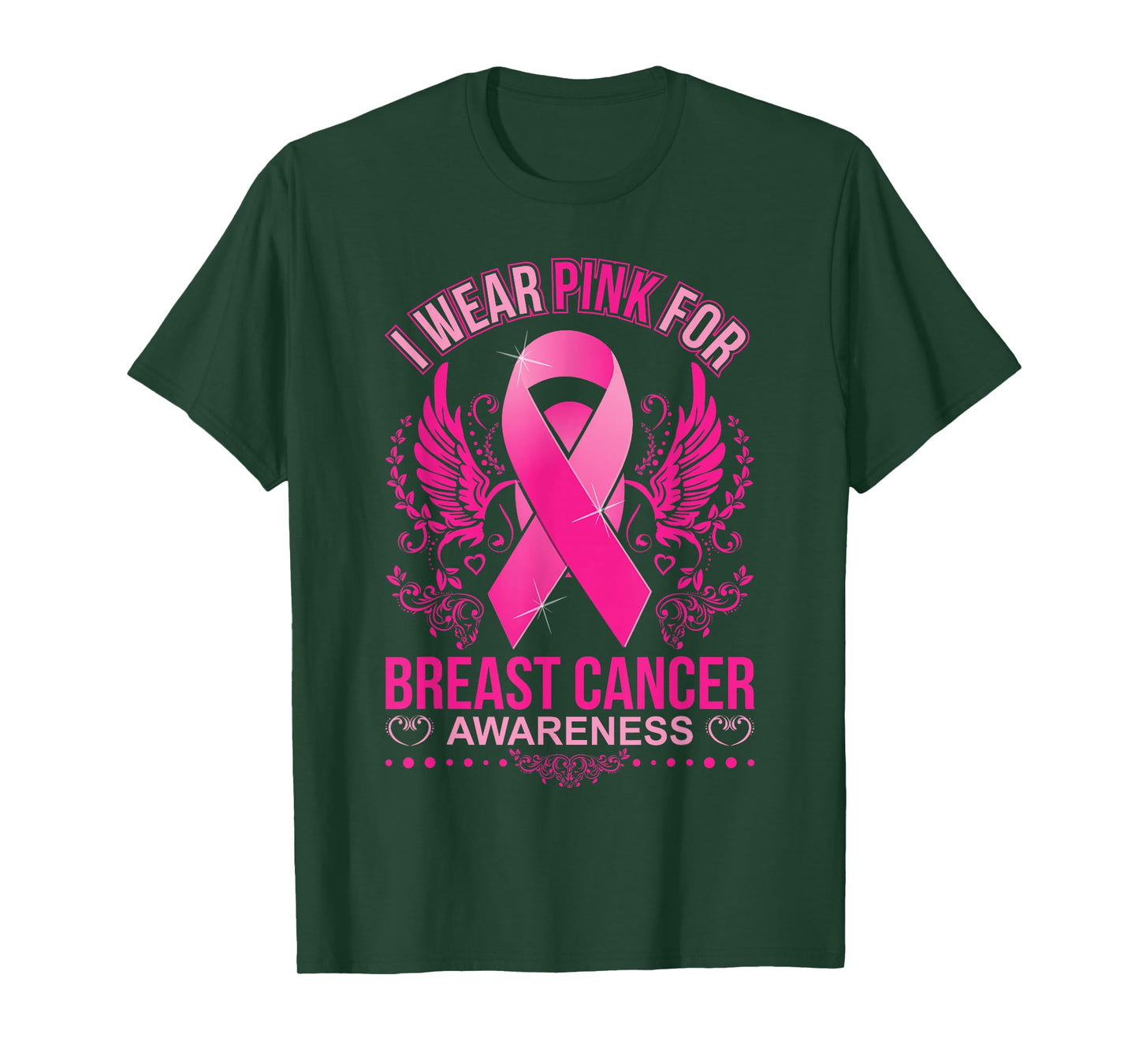 I wear Pink for Breast Cancer Awareness T Shirt