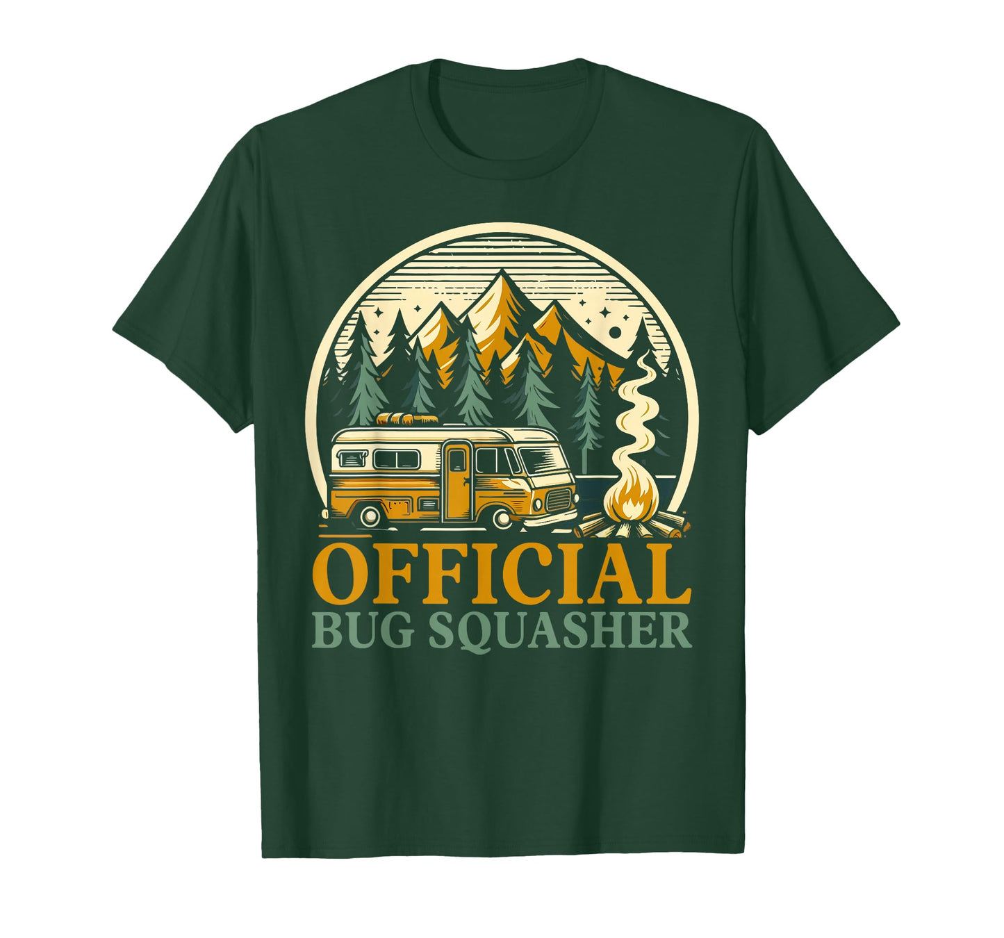 Official Bug Squasher Camping T-Shirt