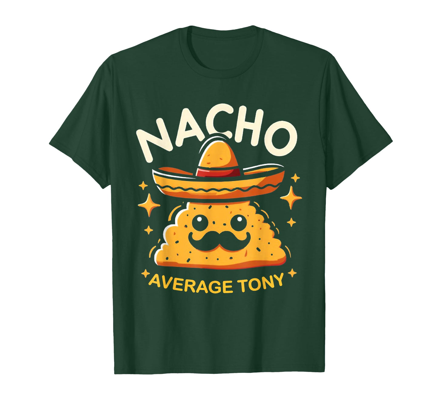 Nacho Average Tony Personalized Name Funny Mexican Taco T-Shirt