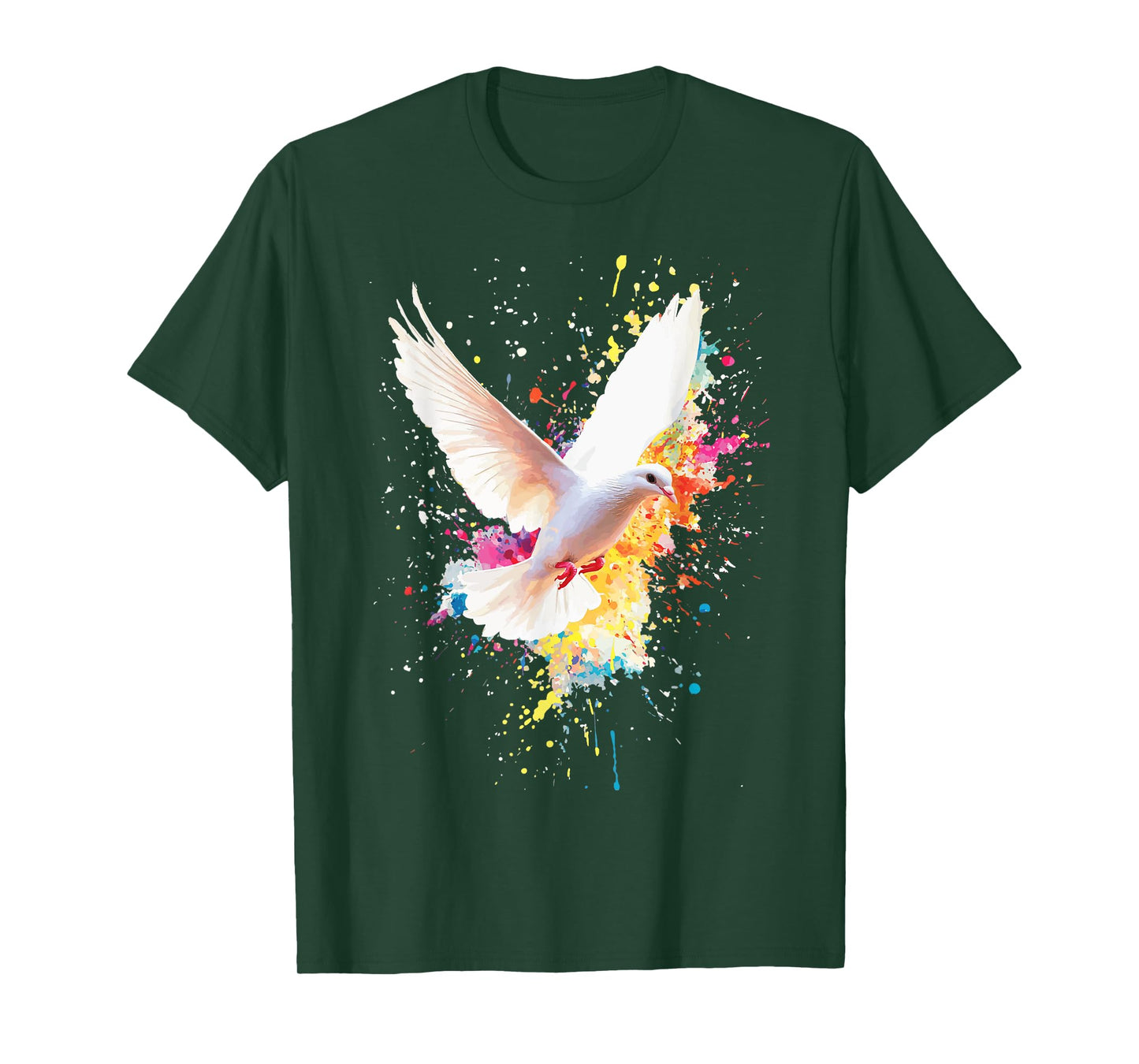 White Dove Watercolor T-Shirt
