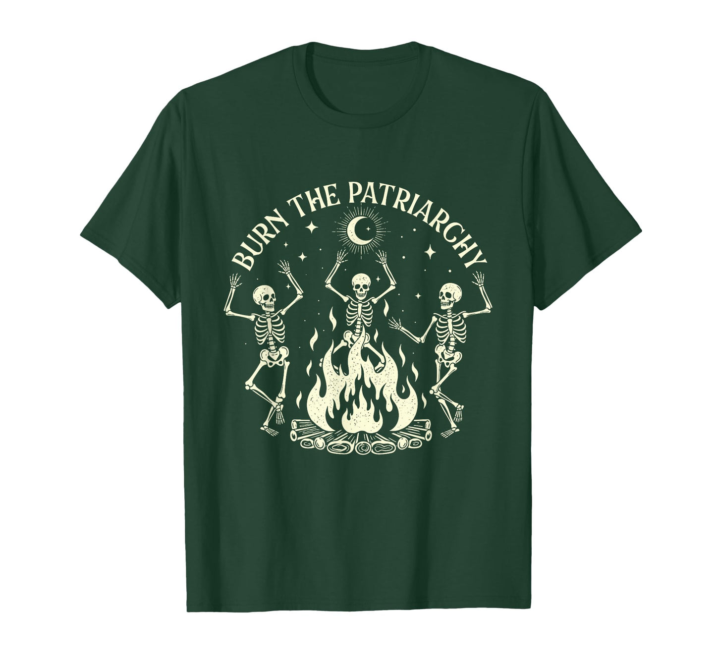 Burn The Patriarchy - Spooky Halloween Feminist Feminism T-Shirt