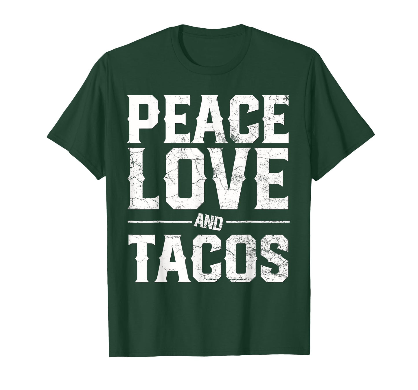 Cinco De Mayo PEACE LOVE AND TACOS Men Women Mexican Gift T-Shirt