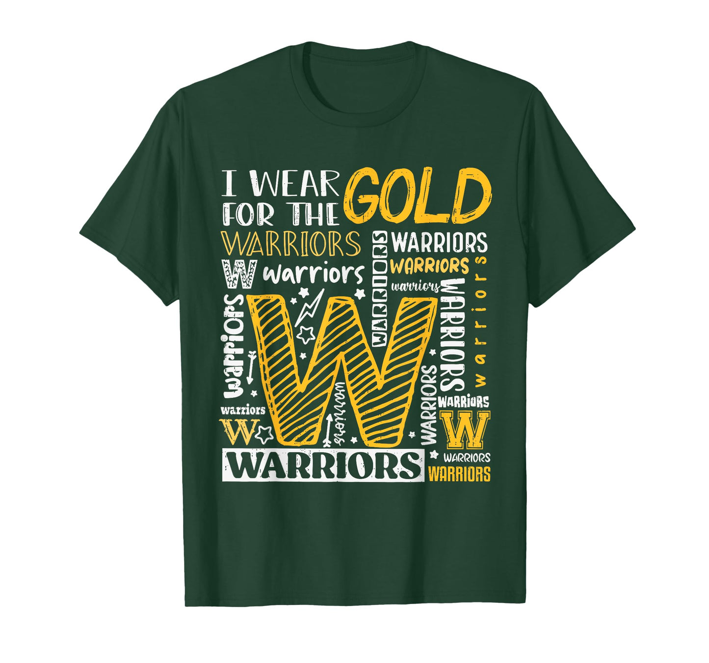 I Wear Gold for Childhood Cancer Awareness Warrior Support T-Shirt