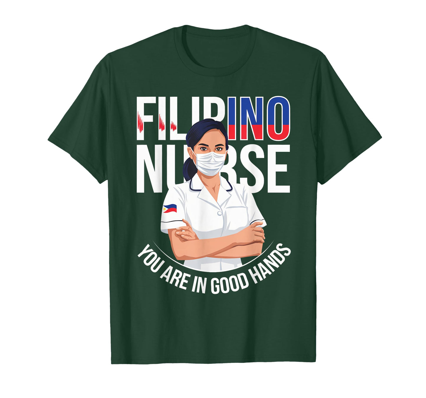 Proud Filipino Nurse Pinoy Heritage Pilipinas Philippines US T-Shirt