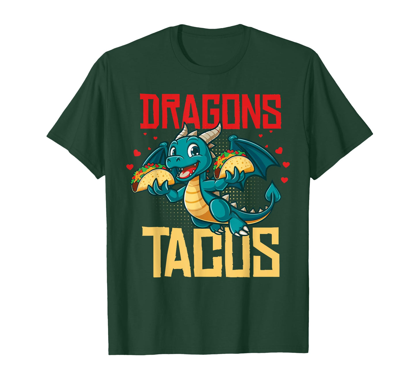 Dragons Love Tacos Shirt for Kids Girls Boys T-Shirt
