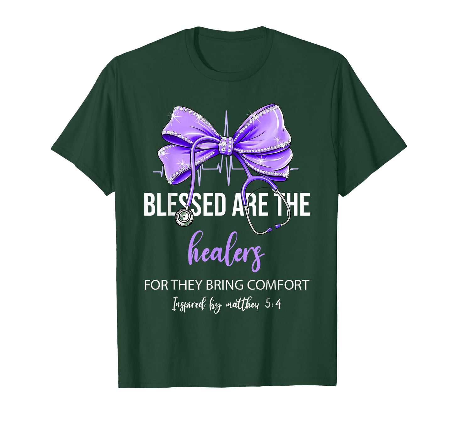 Blessed Are The Healers For They Bring Comfort Nurse T-Shirt