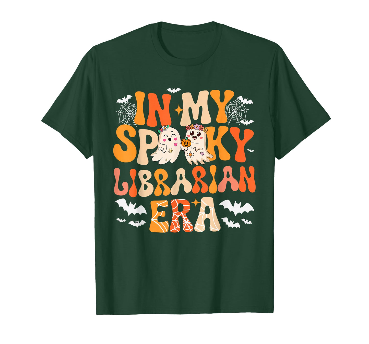 in My Spooky Funny Librarian Era Halloween Boo Proud Job T-Shirt