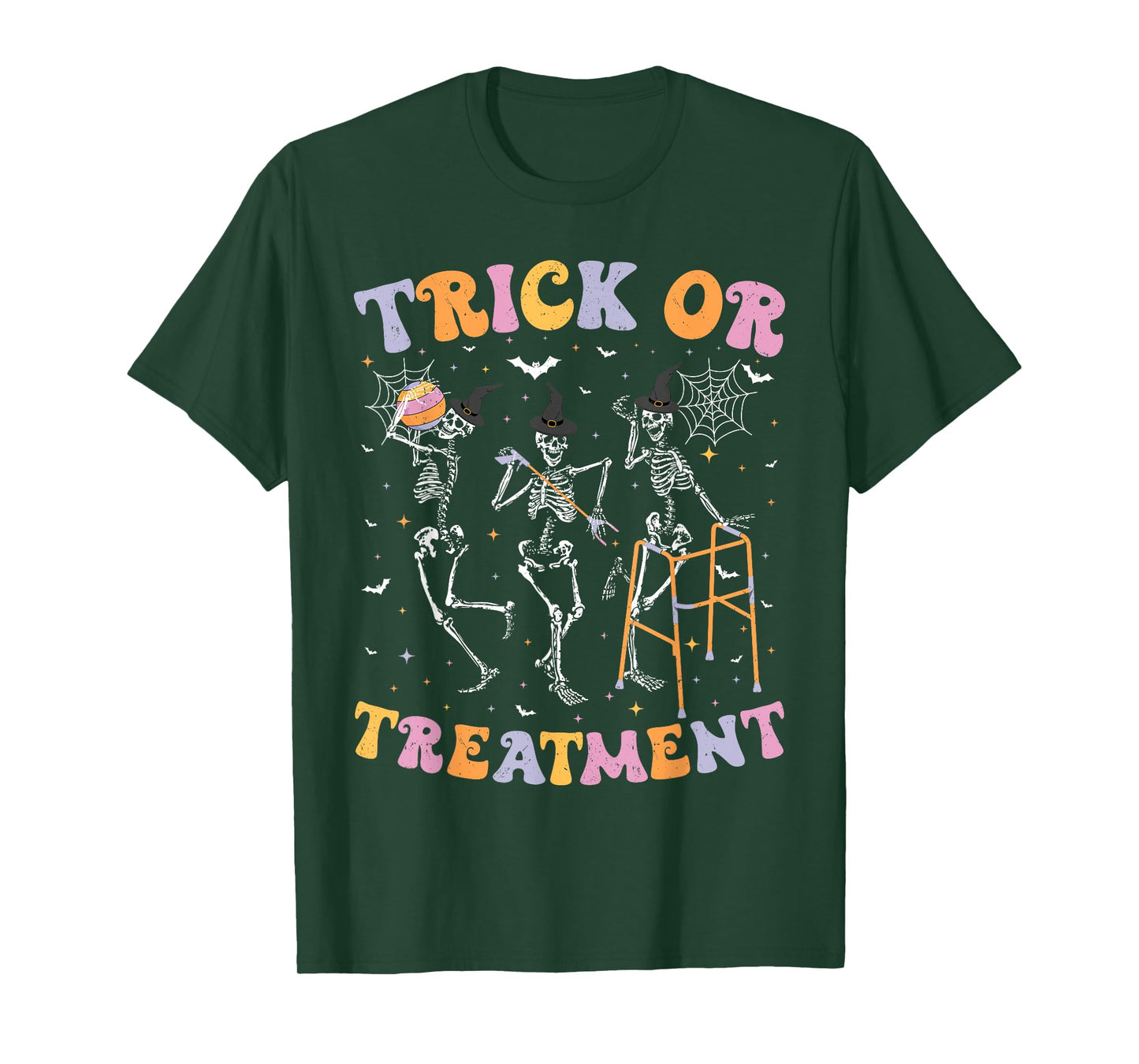 Trick or Treatment PT Physical Therapy Therapist Halloween T-Shirt