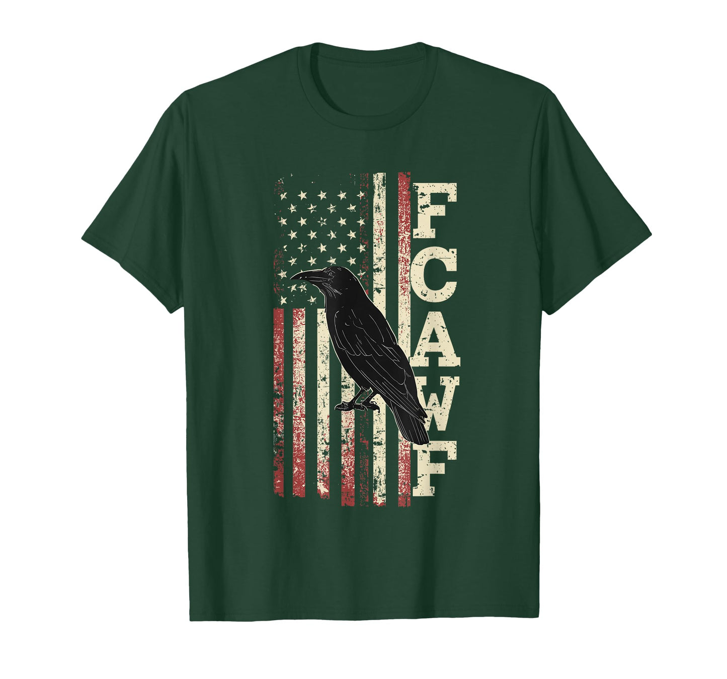 F-Caw-F Raven Moon Gothic Halloween, Black Crow Bird Lover T-Shirt