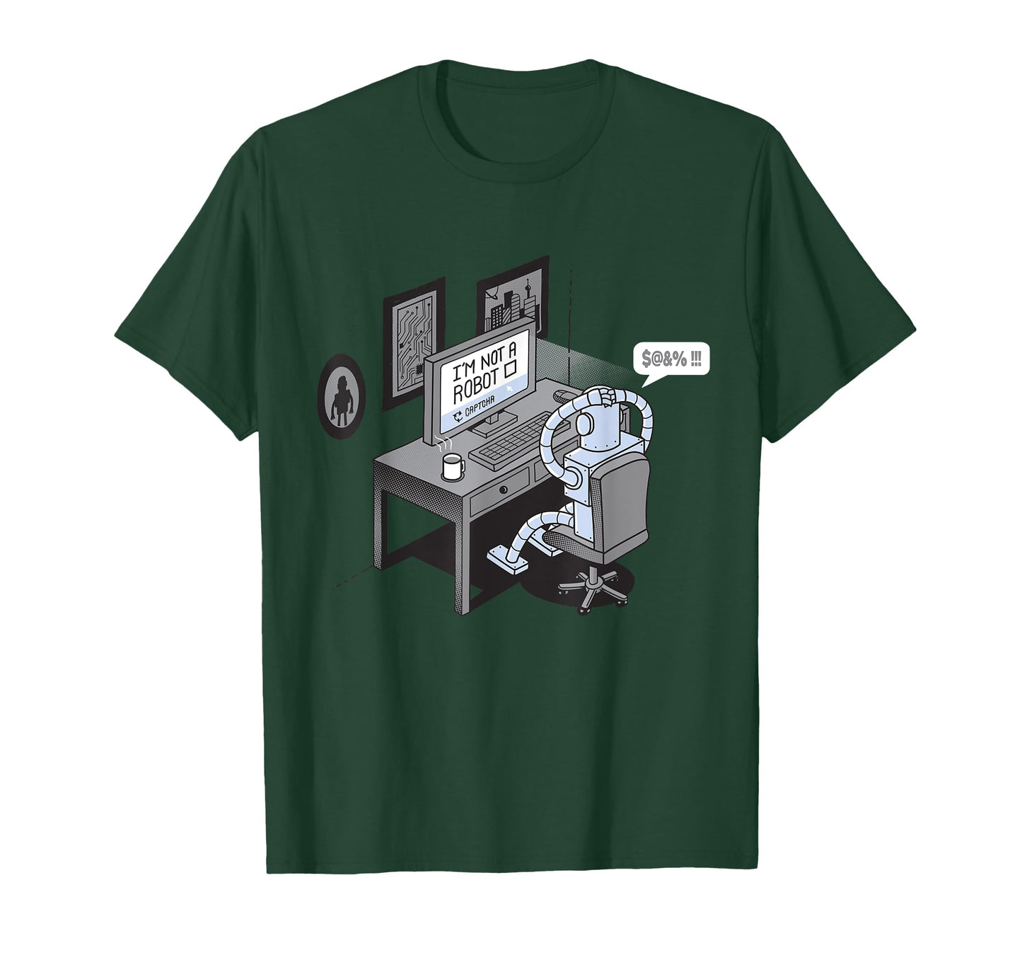 I'm Not a Robot | Funny Computer Pun T-Shirt
