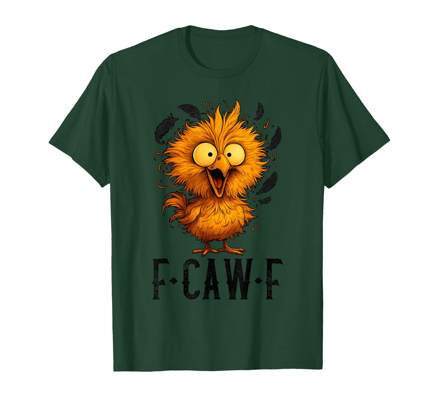 F-Caw-F Funny Chicken Humor Quote Rooster Meme T-Shirt