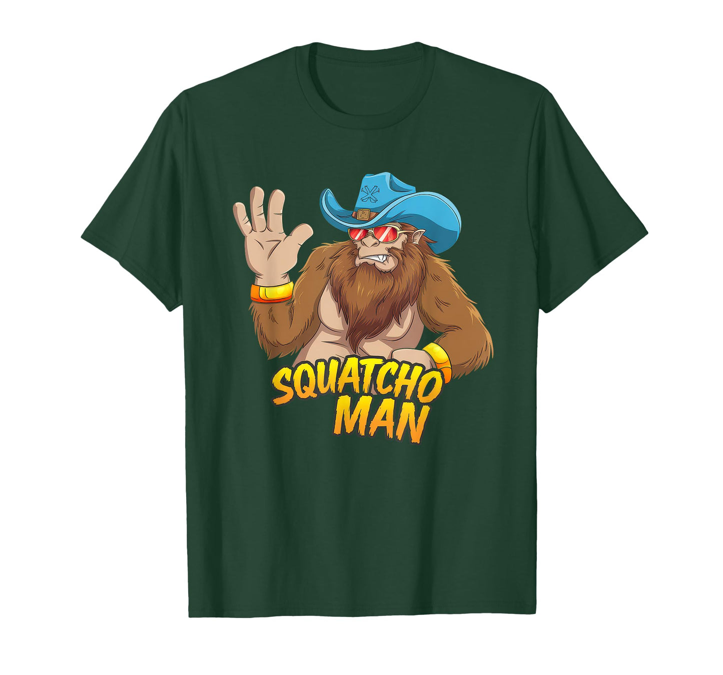 El Squatcho Tshirt Men Women Bigfoot Sasquatch Mexican T-Shirt