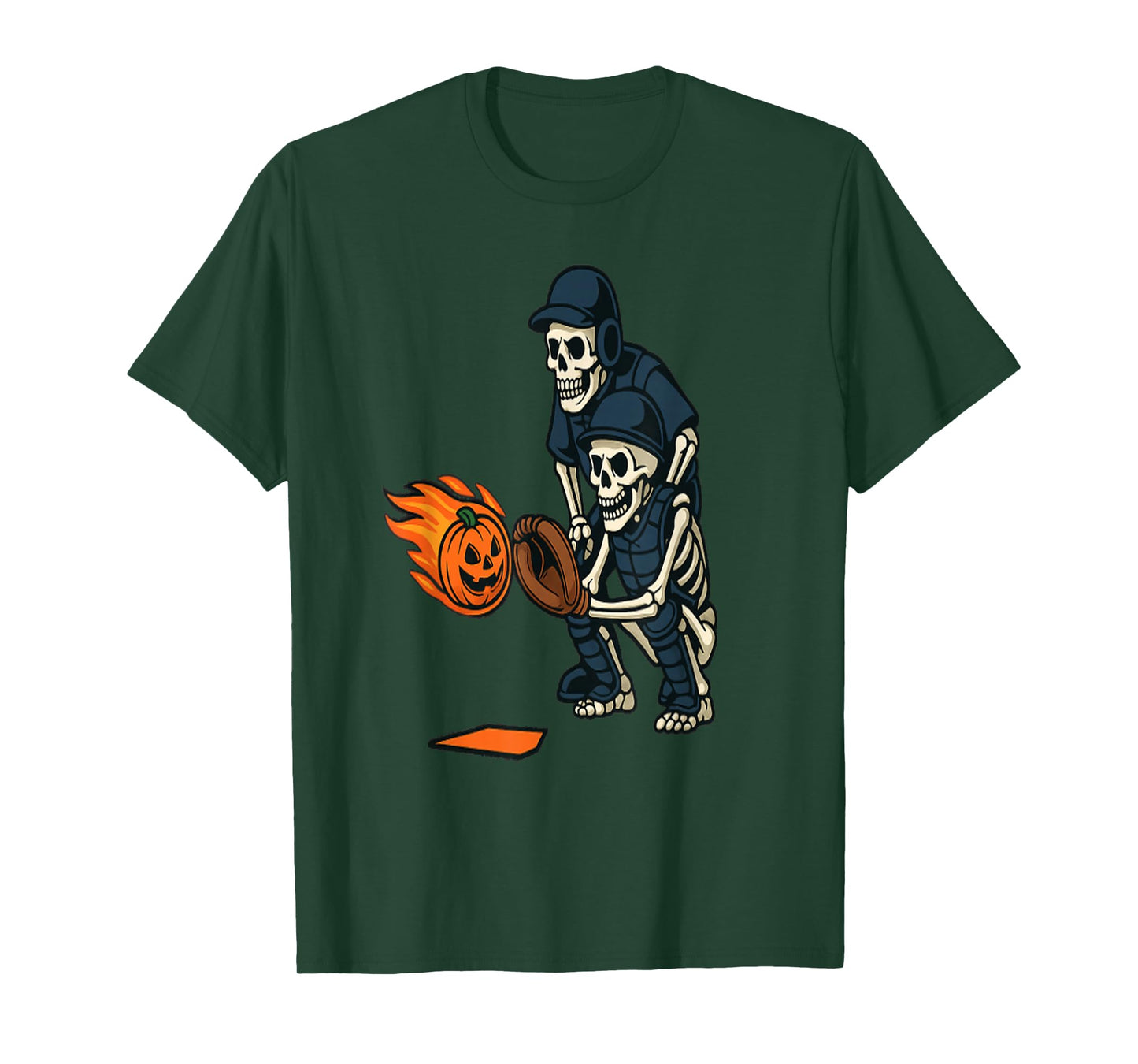 Skeleton Baseball Players Halloween Costume Idea. T-Shirt