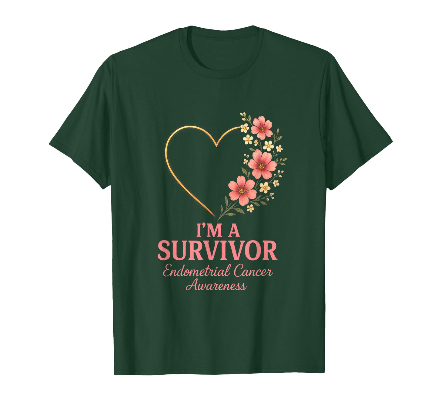 I'm A Survivor - Endometrial Cancer Awareness T-Shirt