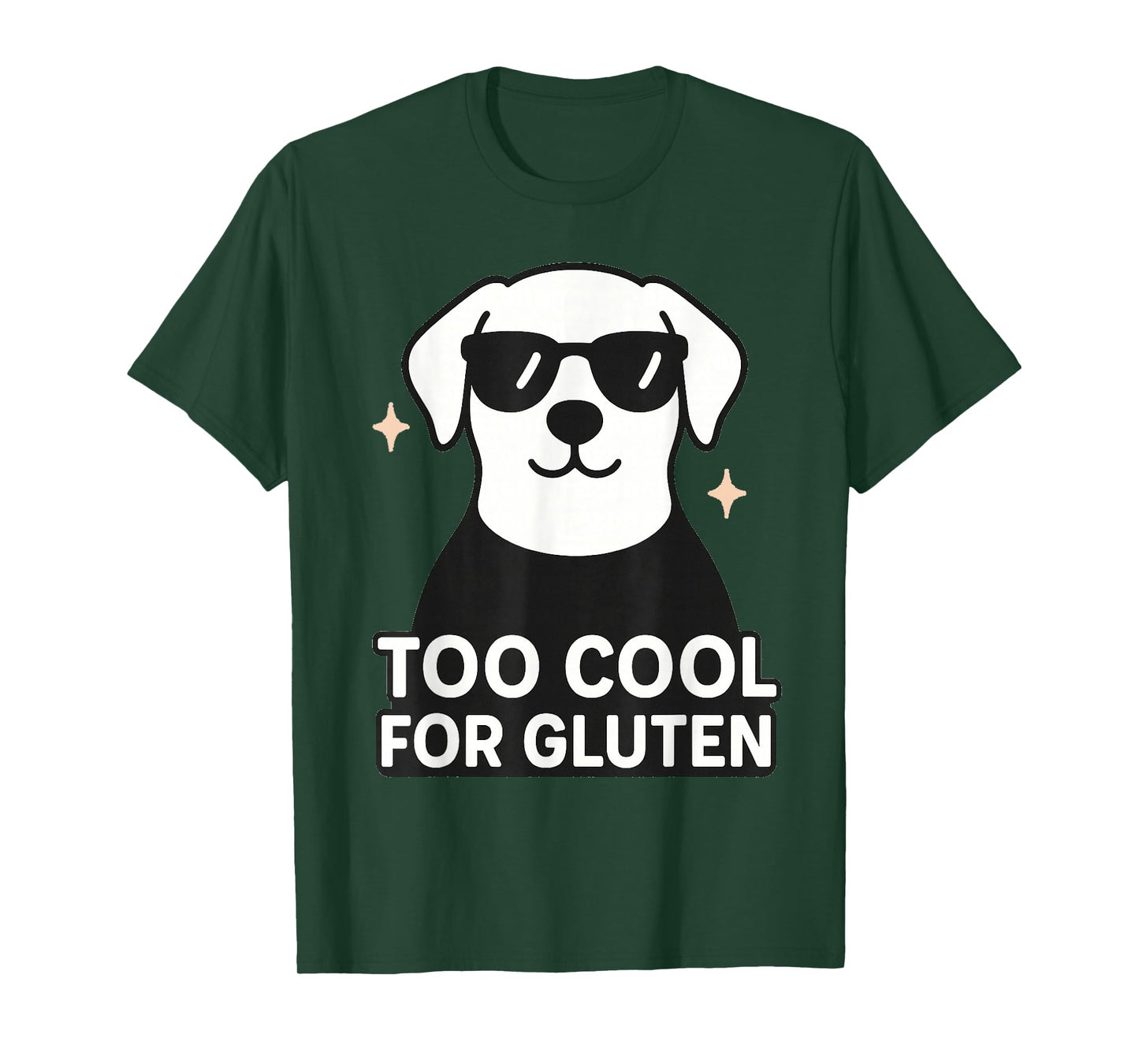 Too Cool for Gluten Free - Celiac Disease Awareness Month T-Shirt