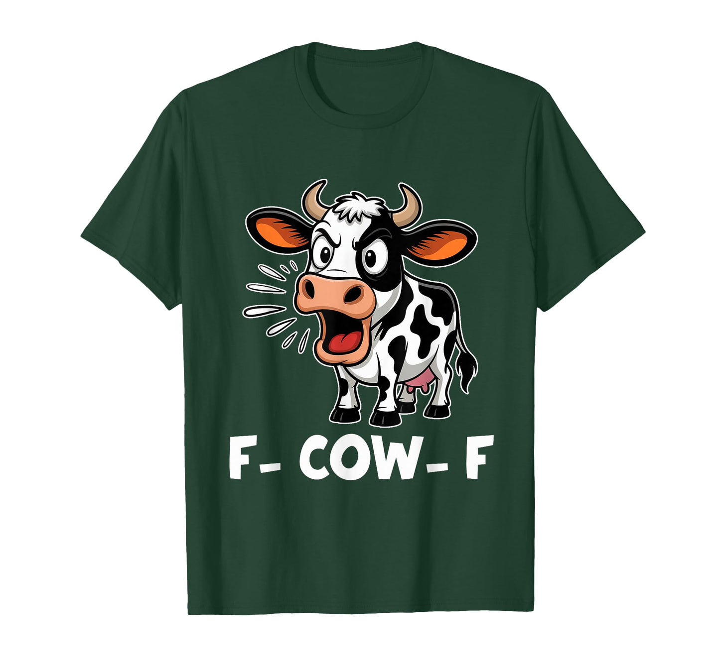 Cow F-Cow-F Funny F-Caw-F Dairy Cow Adult Humor Meme Men T-Shirt