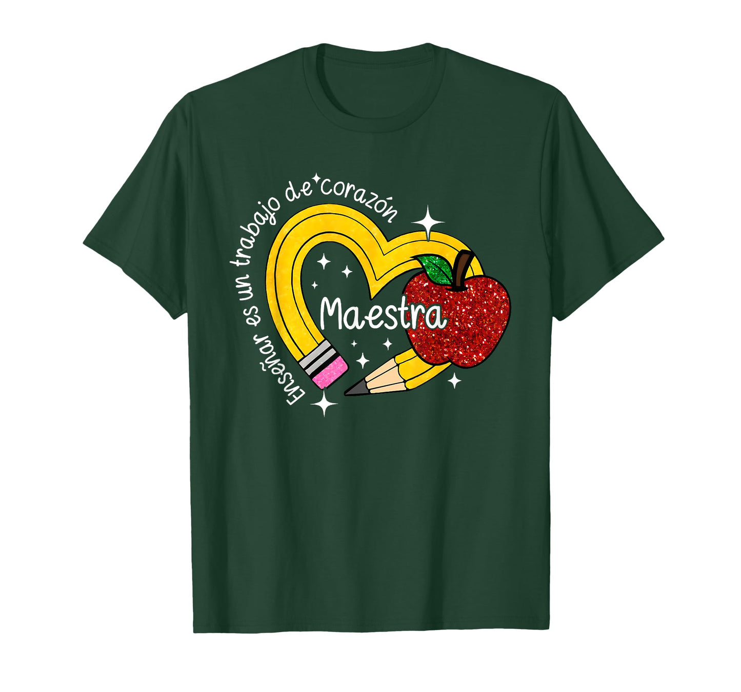 Maestra Spanish Teacher Back To School First Day Of School T-Shirt
