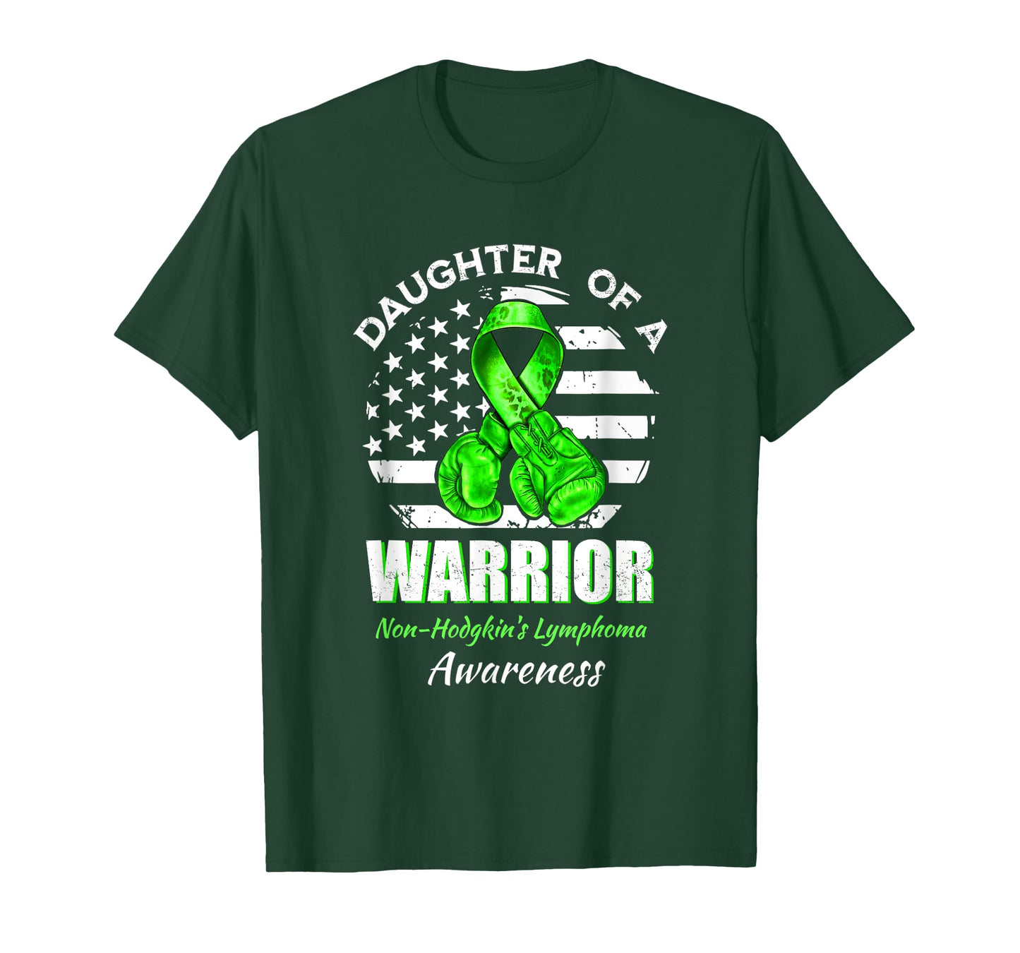 Daughter Of A Warrior Non-Hodgkin's Lymphoma Awareness T-Shirt