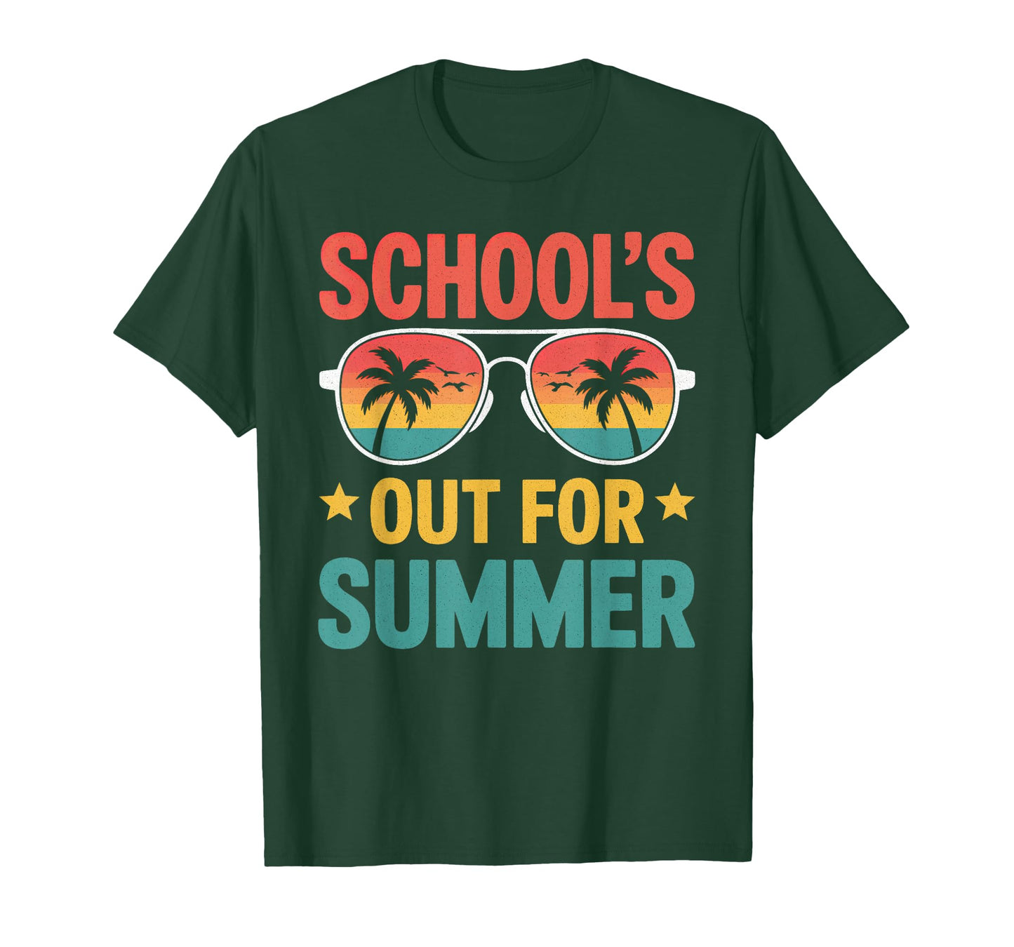 Schools Out For Summer Shirt Teacher Kids Last Day Of School T-Shirt